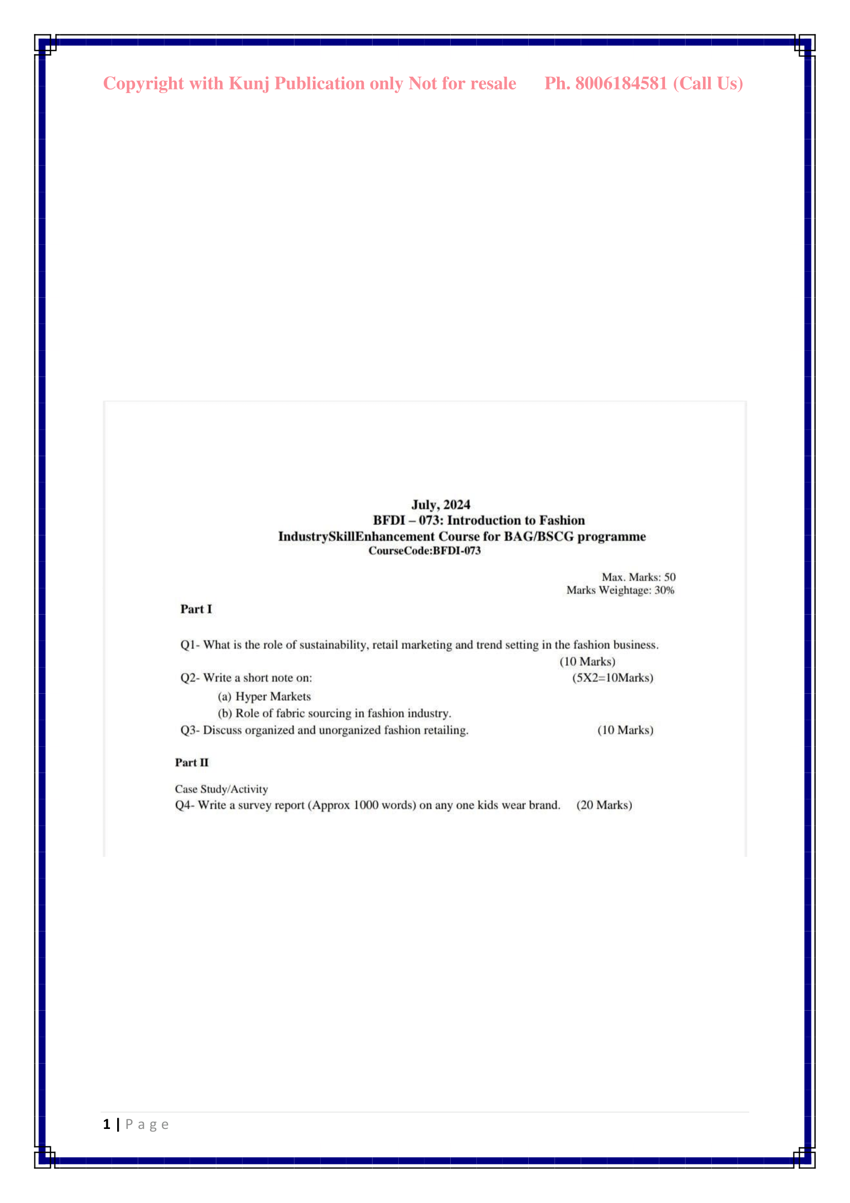 BFDI – 073 EM 2024-25-01