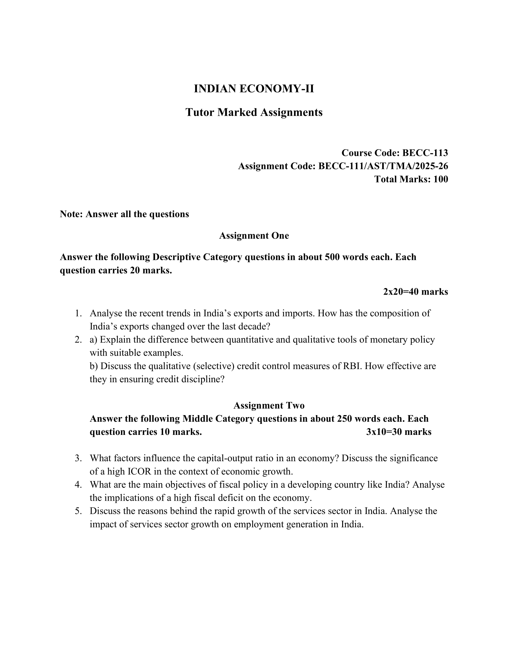 BECC-113 EM 2025-26 KUNJ PUBLICATION-01