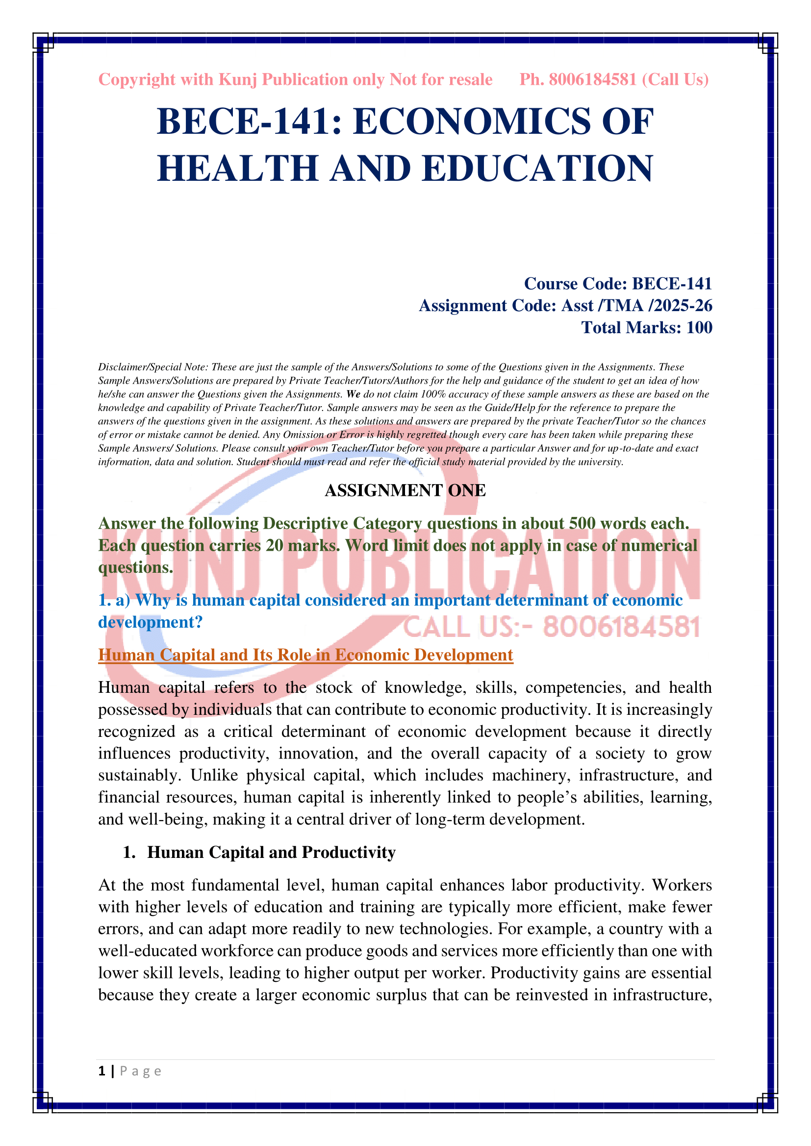 BECE-141 EM 2025-26 KUNJ PUBLICATION-03