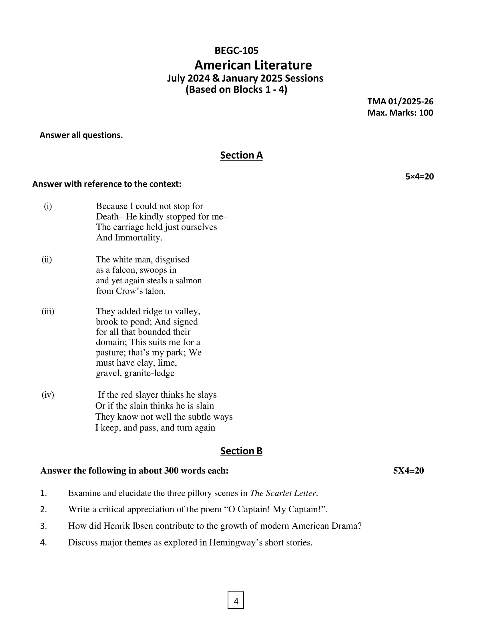 BEGC-105 EM 2025-26 KUNJ PUBLICATION-01