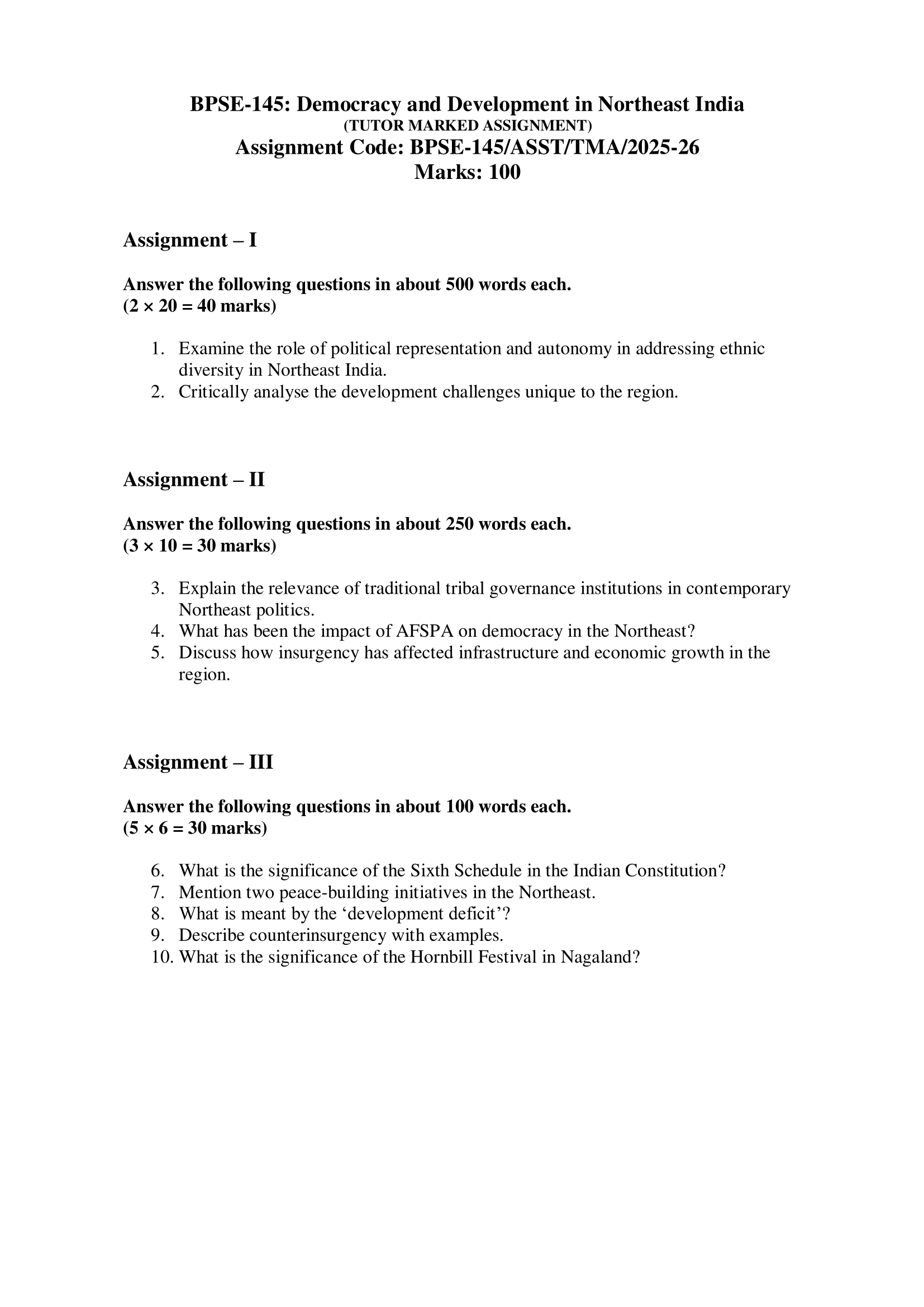 BPSE-145 EM 2025-26 KUNJ PUBLICATION-01
