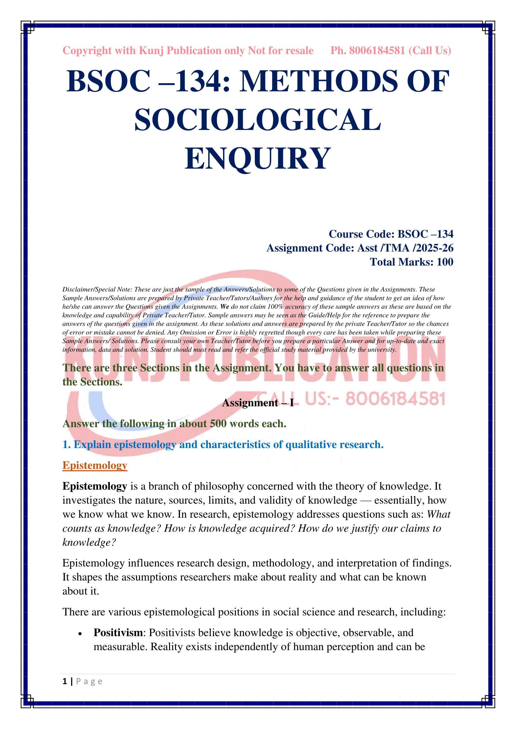 BSOC-134 EM 2025-26 KUNJ PUBLICATION-02