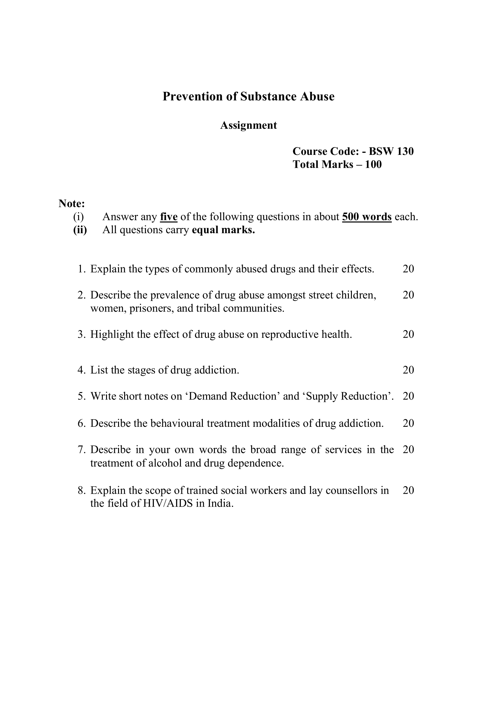 BSW-130 EM 2025-26 KUNJ PUBLICATION-01