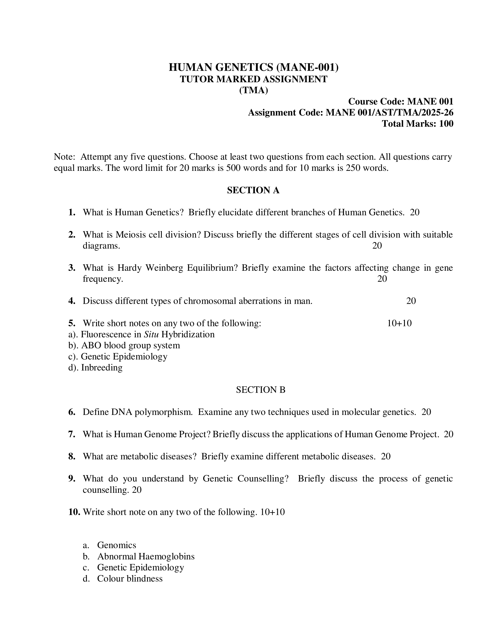 MANE-001 2025-26 KUNJ PUBLICATION-01