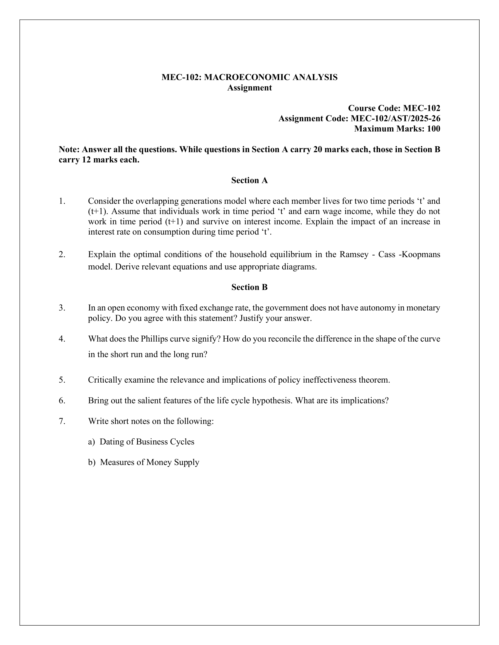 MEC-102 EM 2025-26 KUNJ PUBLICATION-01