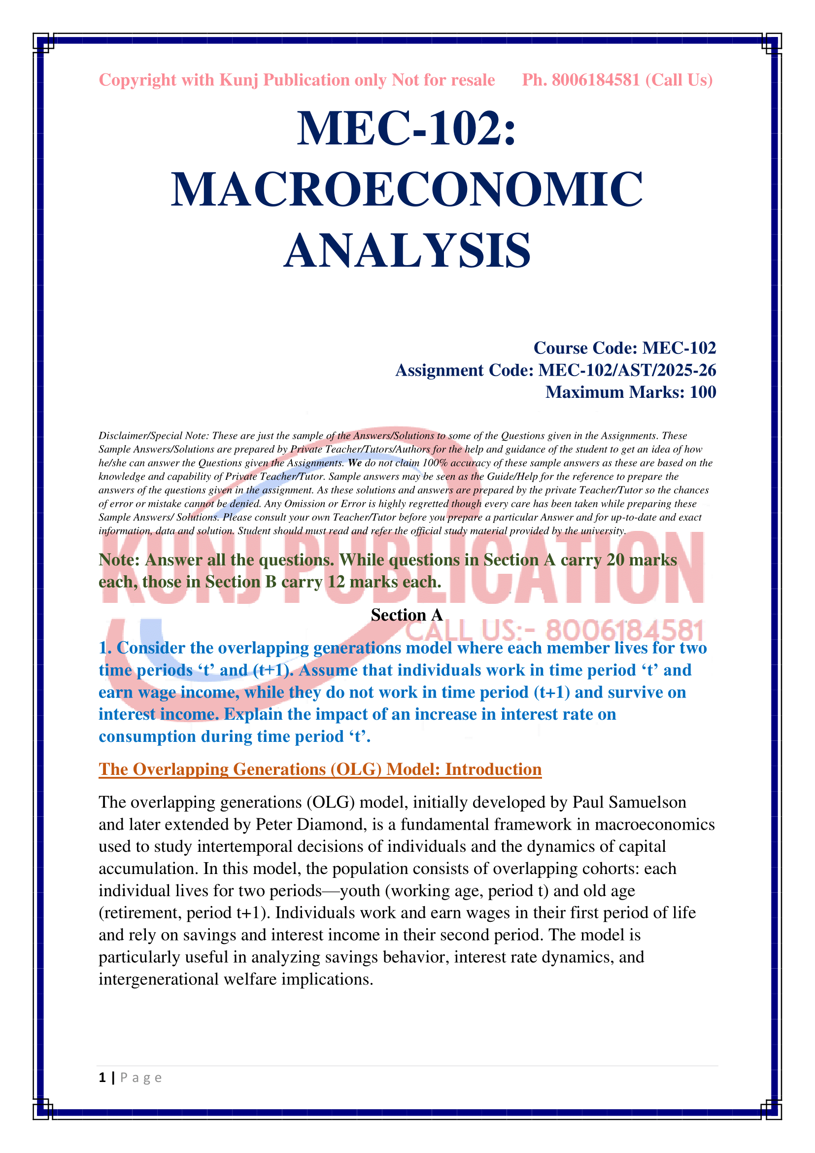 MEC-102 EM 2025-26 KUNJ PUBLICATION-02