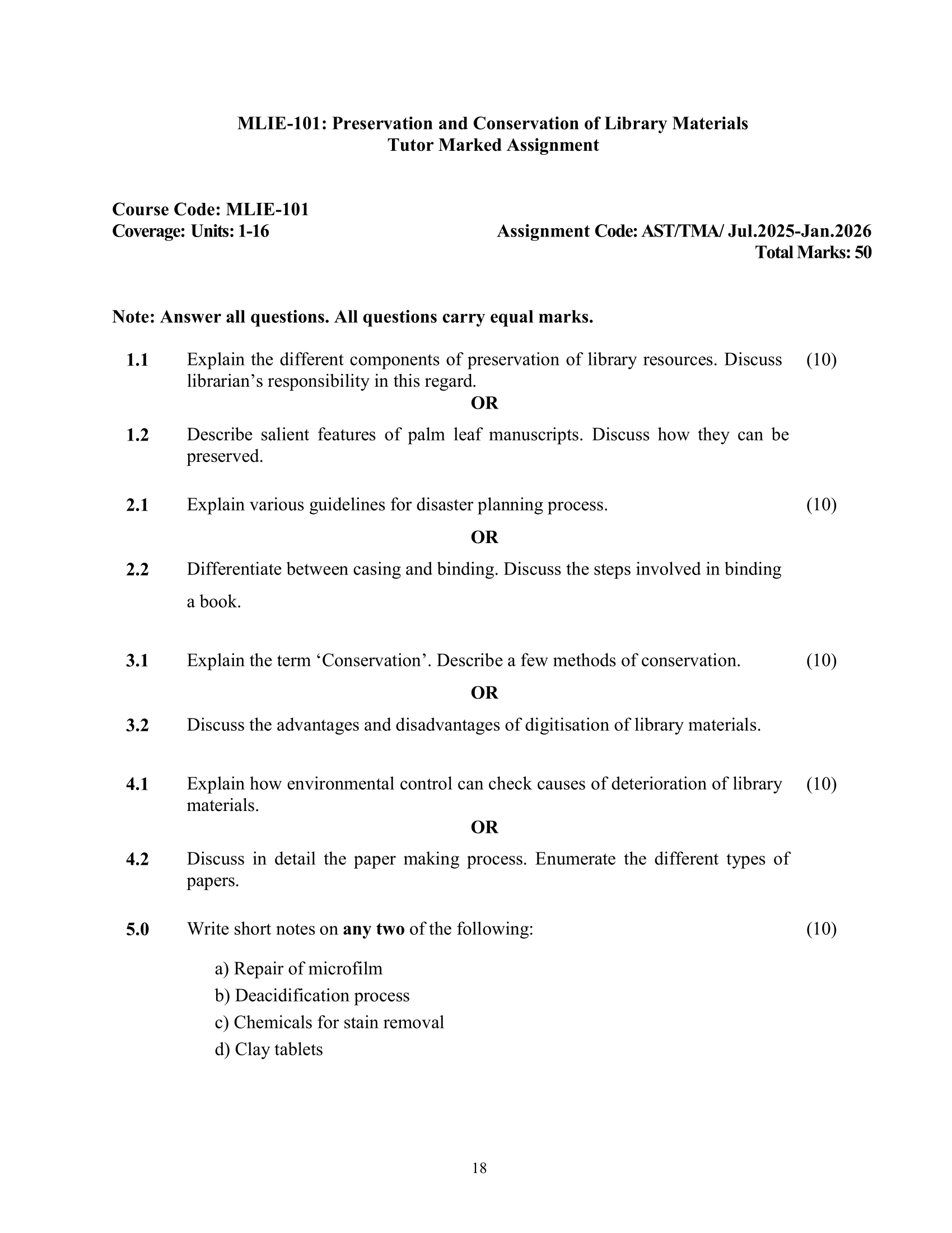 MLIE-101 EM 2025-26 KUNJ PUBLICATION-01