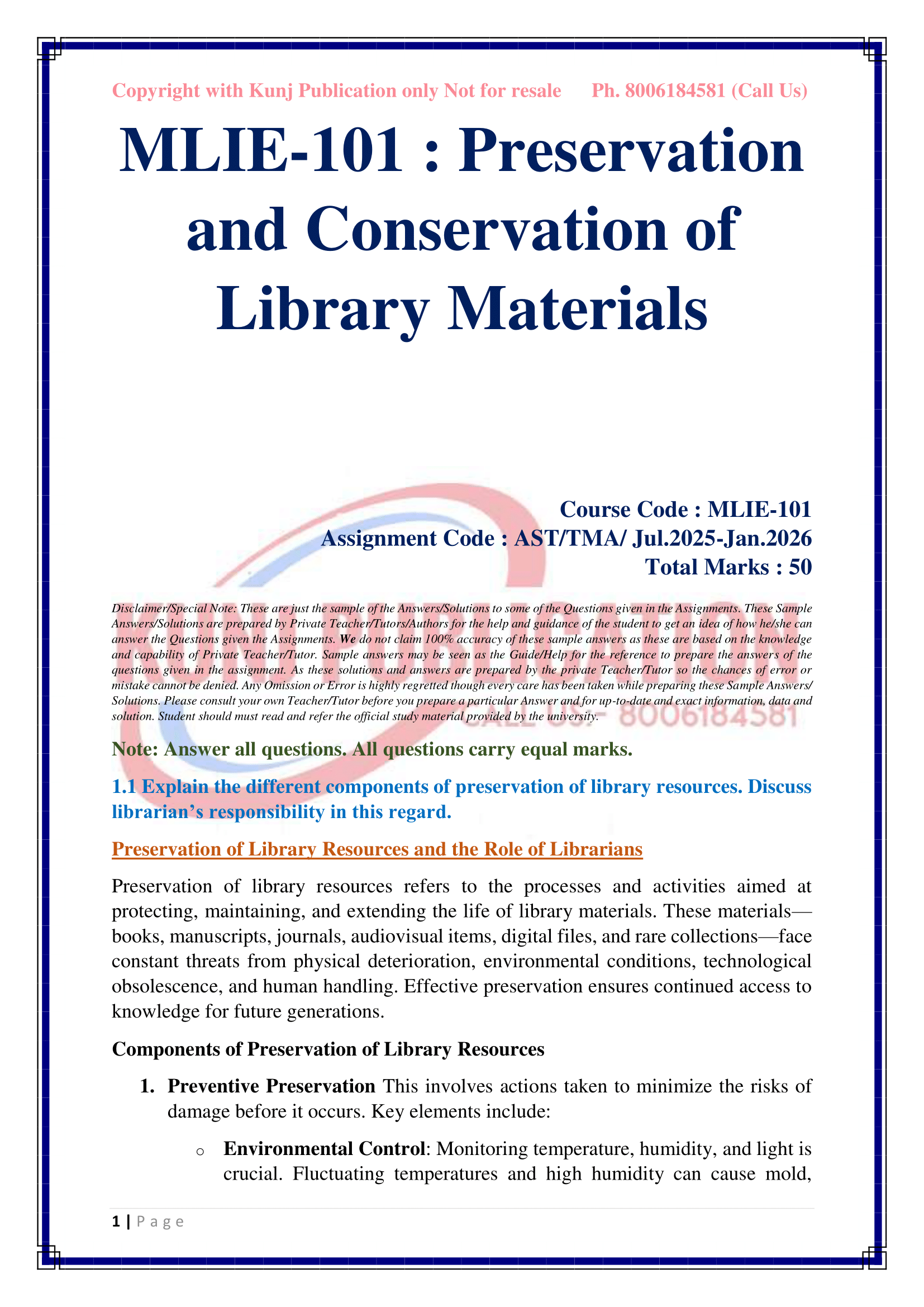MLIE-101 EM 2025-26 KUNJ PUBLICATION-03