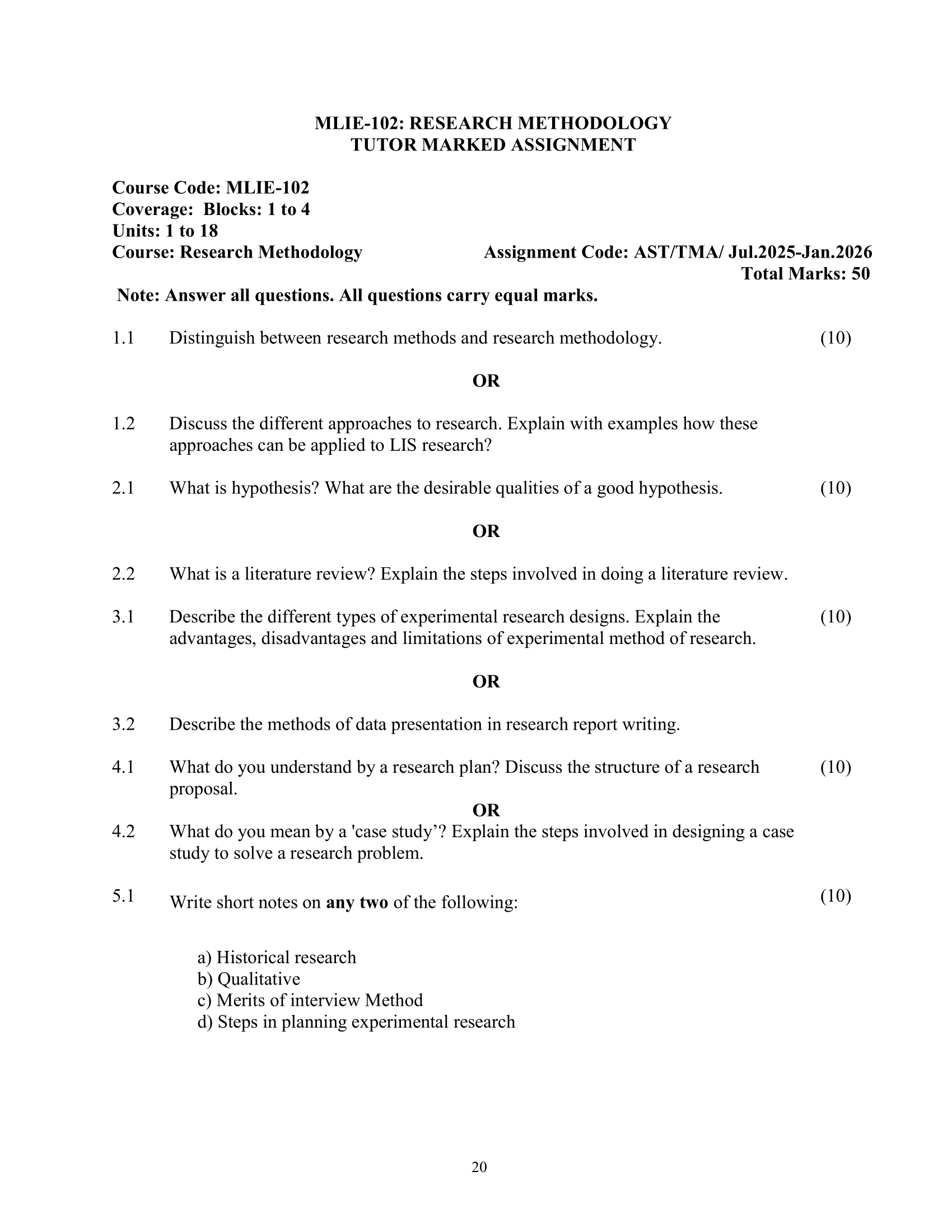 MLIE-102 EM 2025-26 KUNJ PUBLICATION-01