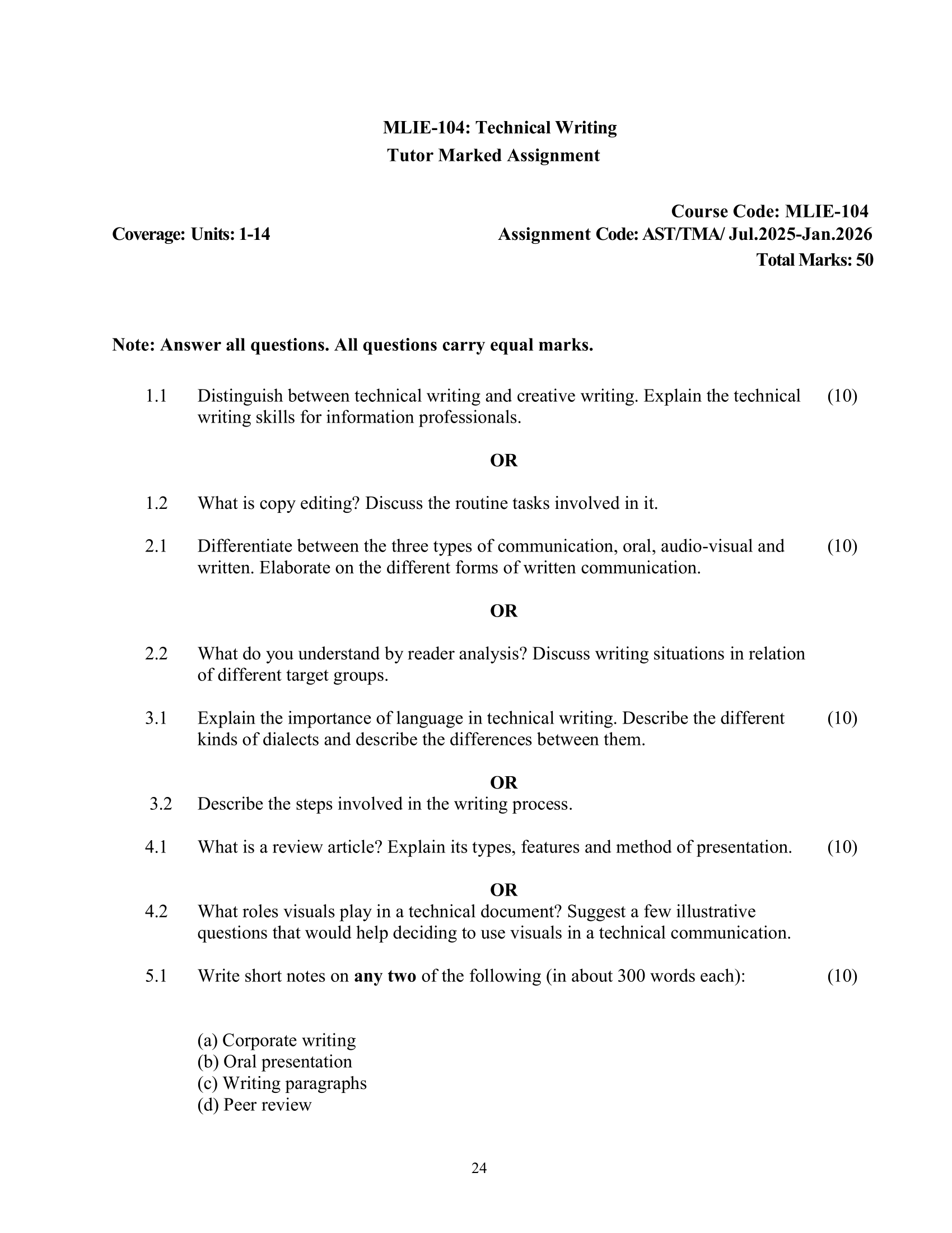 MLIE-104 EM 2025-26 KUNJ PUBLICATION-01