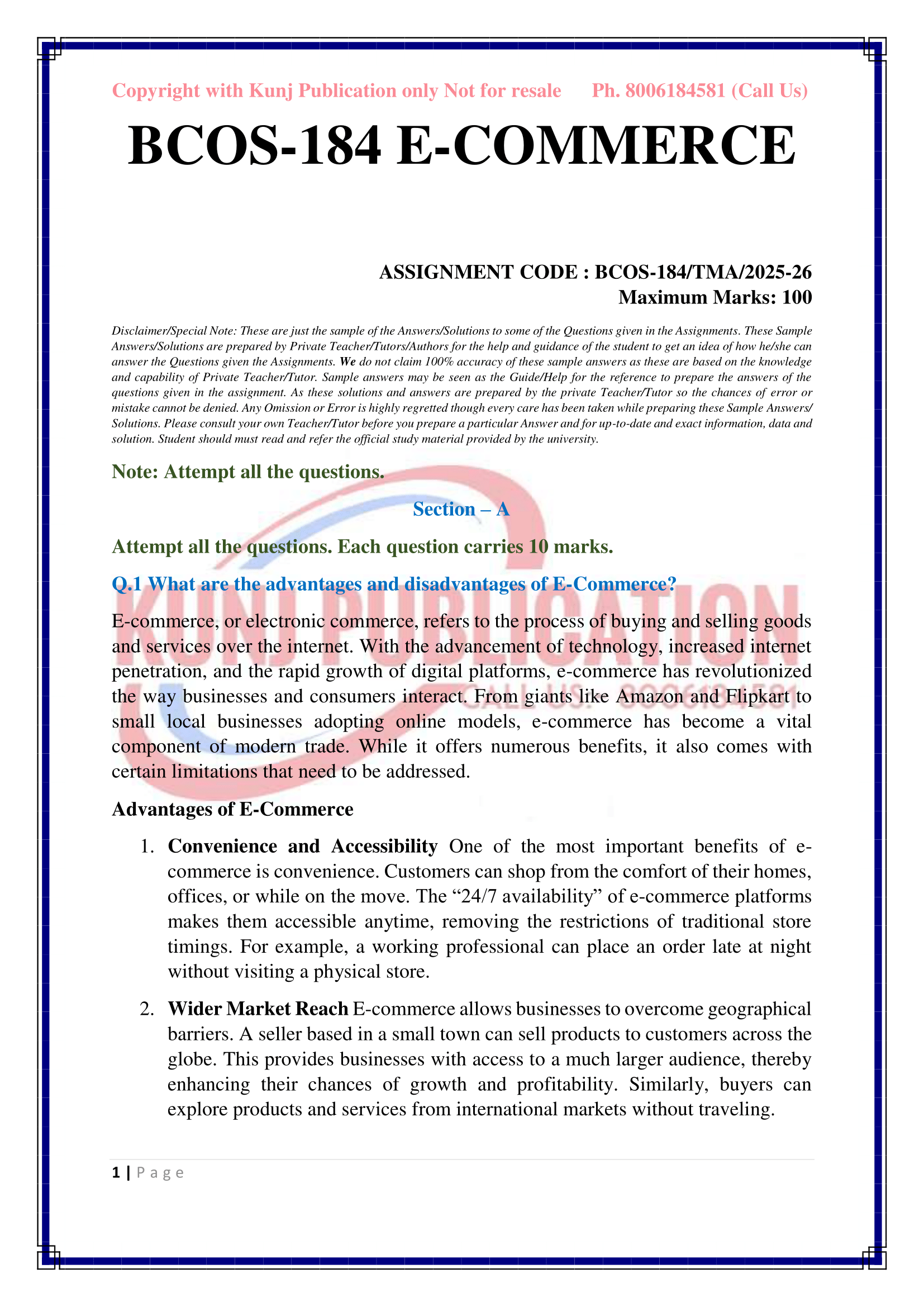 BCOS-184 EM 2025-26 KUNJ PUBLICATION-03