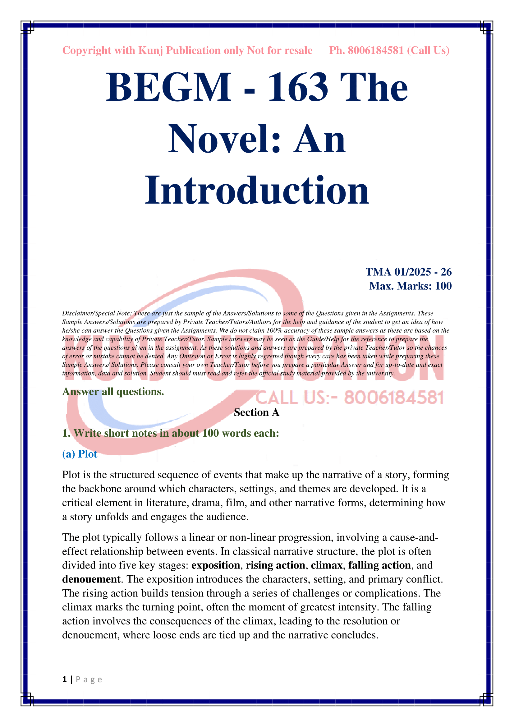 BEGM-163 EM 2025-26 KUNJ PUBLICATION-02