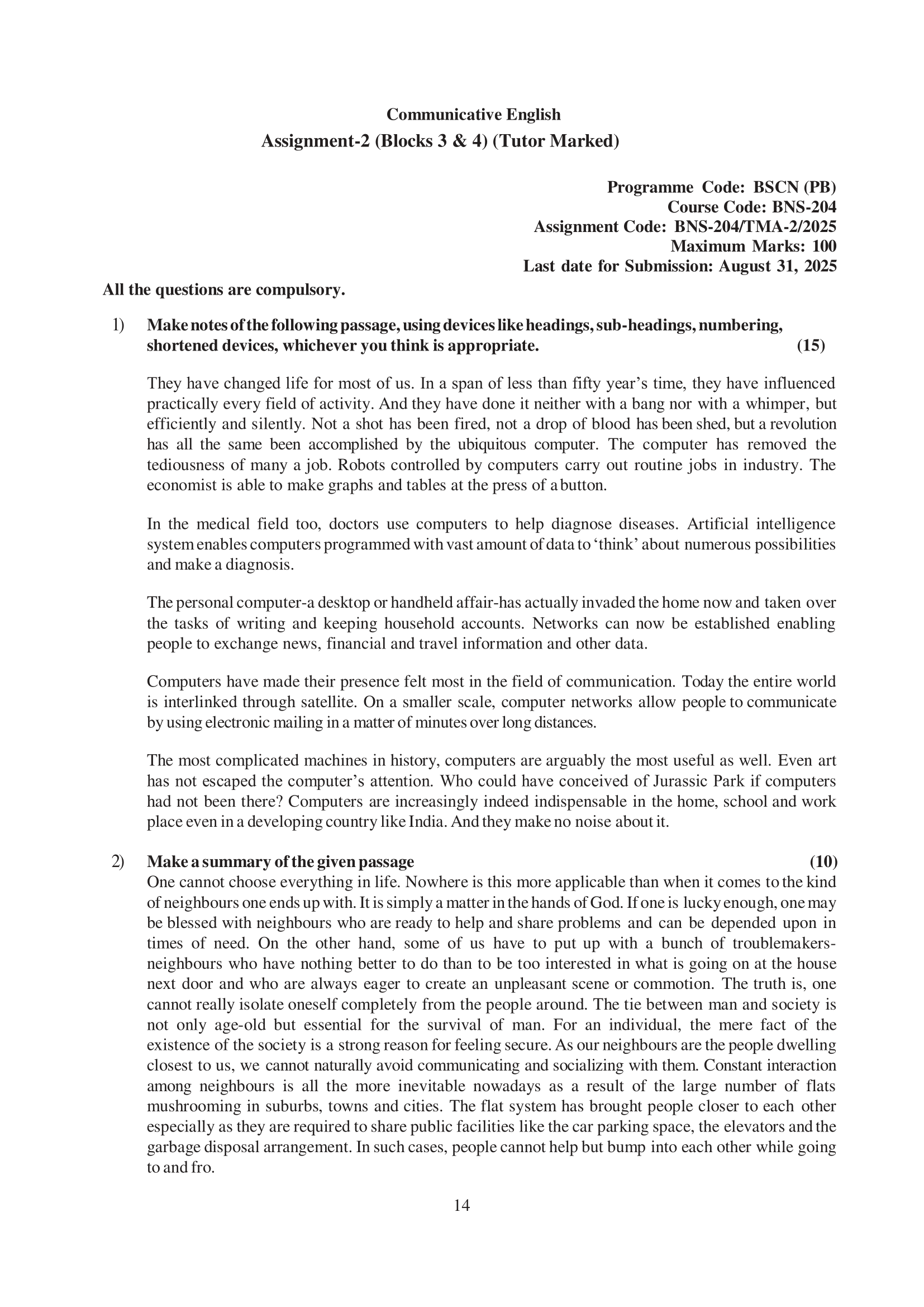 BNS-204 TMA-2 EM 2025 KUNJ PUBLICATION-01