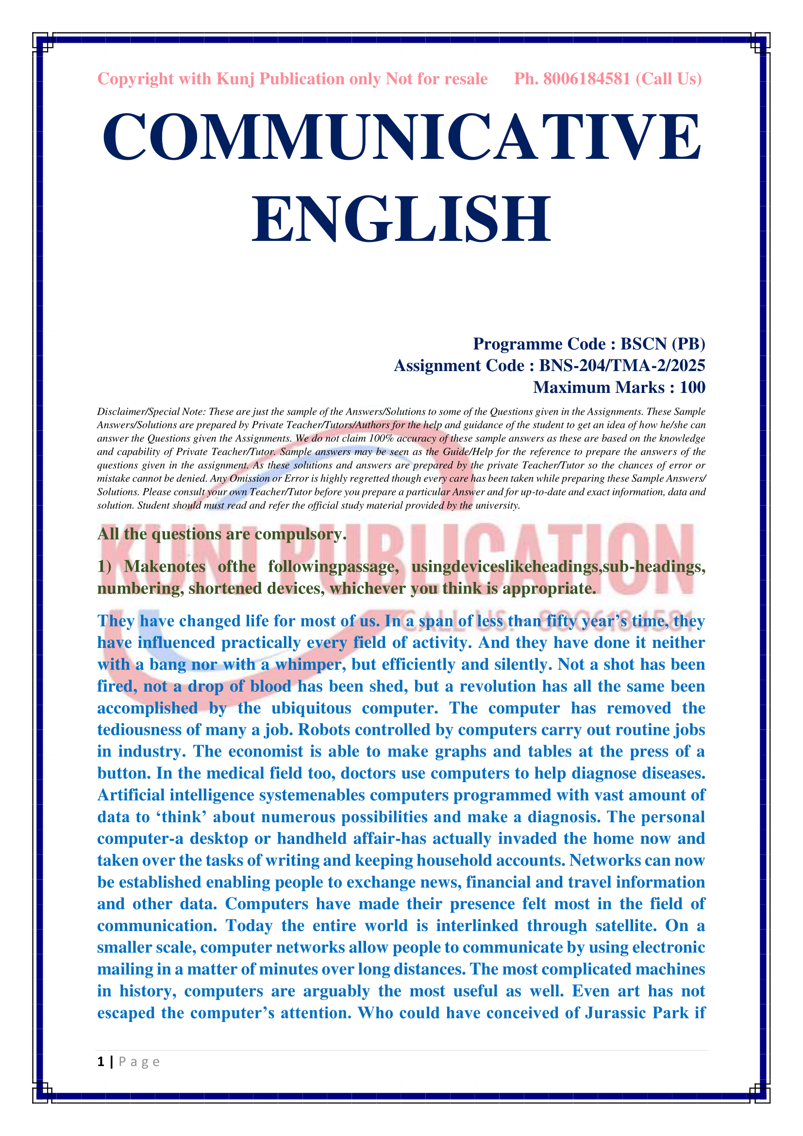 BNS-204 TMA-2 EM 2025 KUNJ PUBLICATION-04