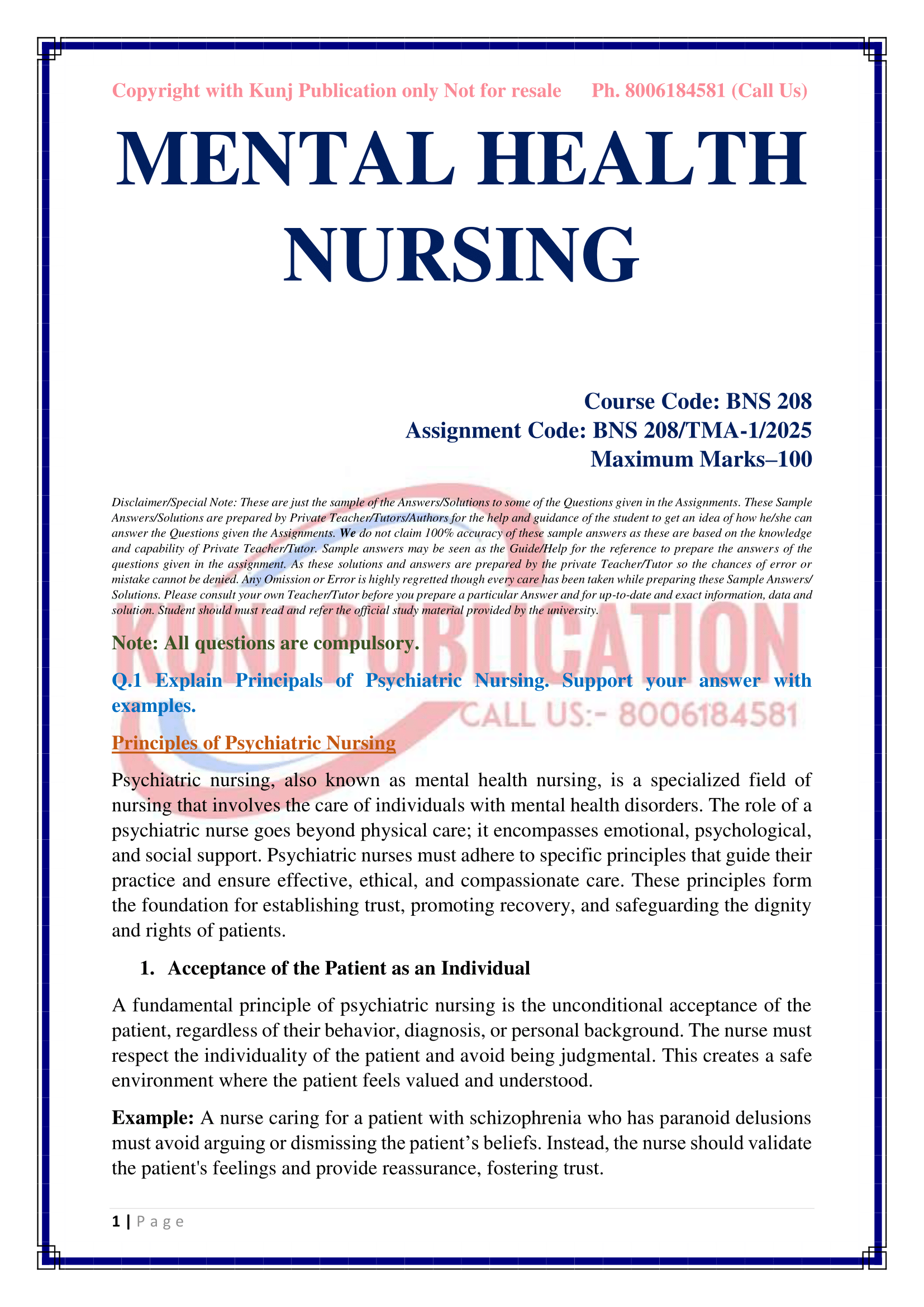 BNS 208 TMA-1 EM 2025 KUNJ PUBLICATION-02