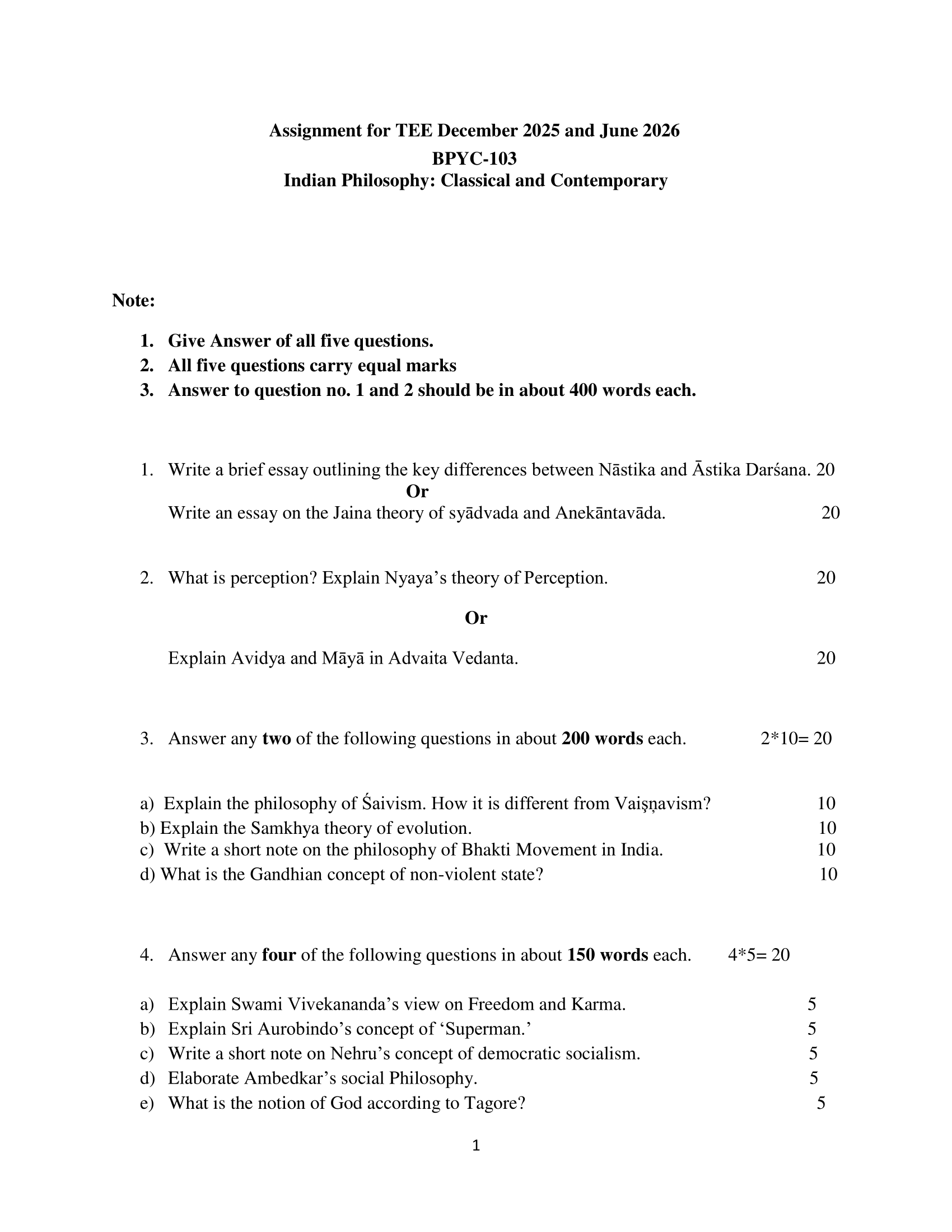 BPYC-103 EM 2025-26 KUNJ PUBLICATION-01