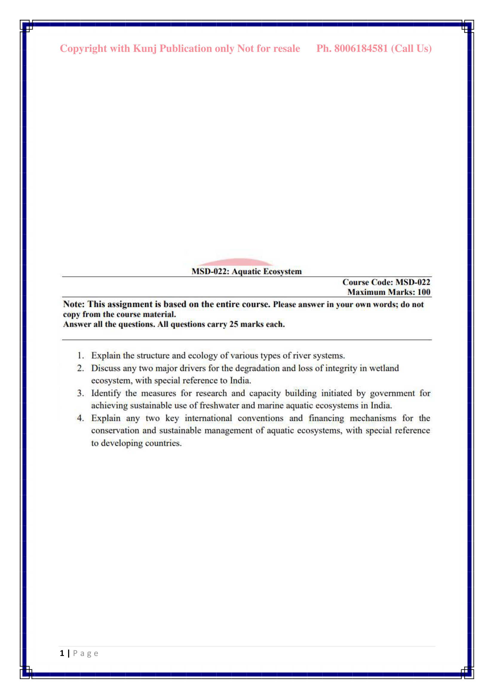 MSD-022 EM 2025 KUNJ PUBLICATION-01