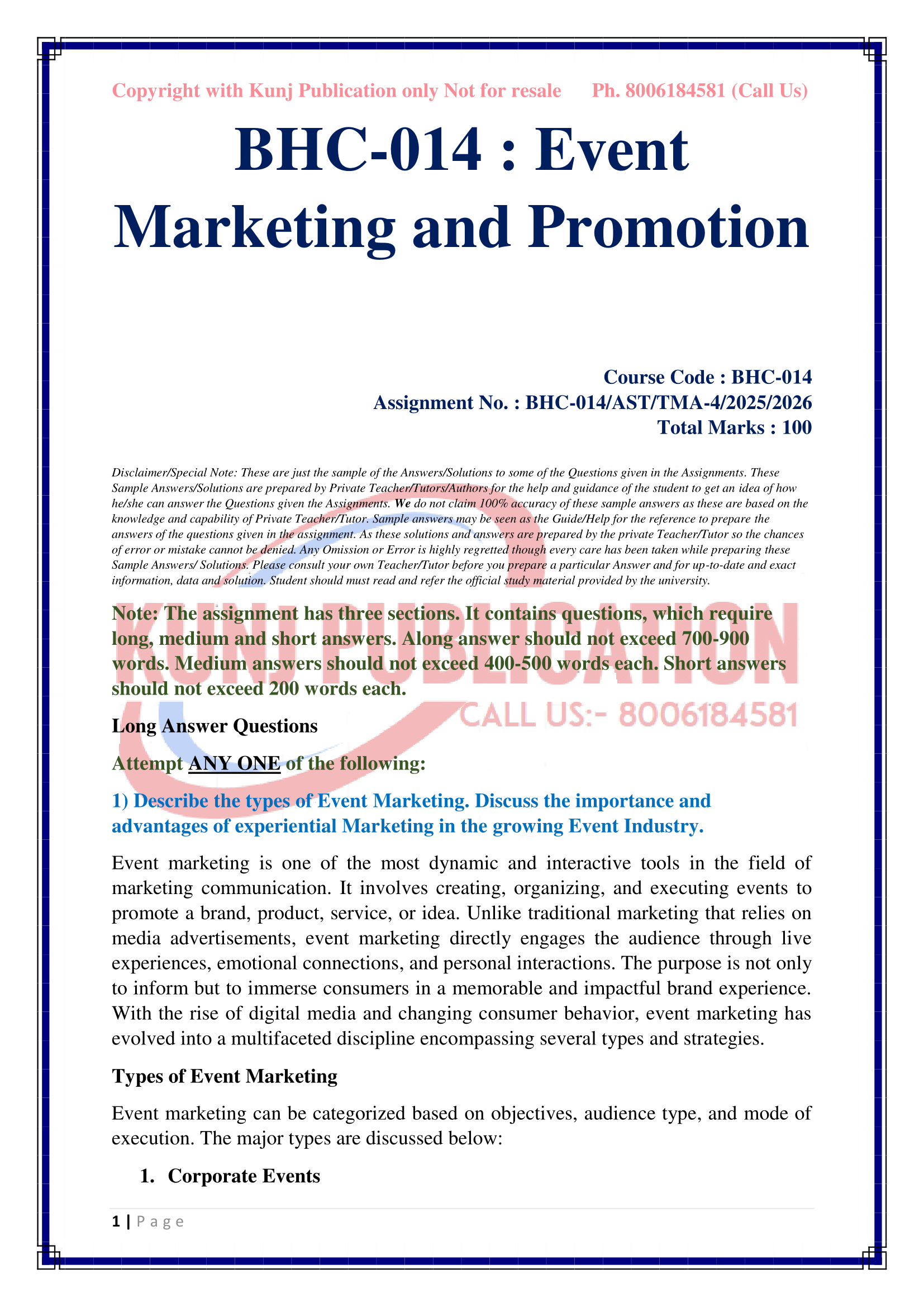 BHC-014 EM 2025-26 KUNJ PUBLICATION-02