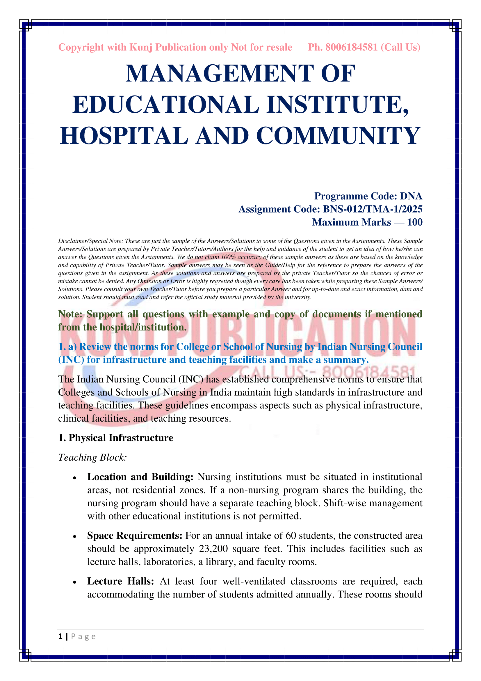 BNS-012 TMA-01 EM 2025 KUNJ PUBLICATION-02