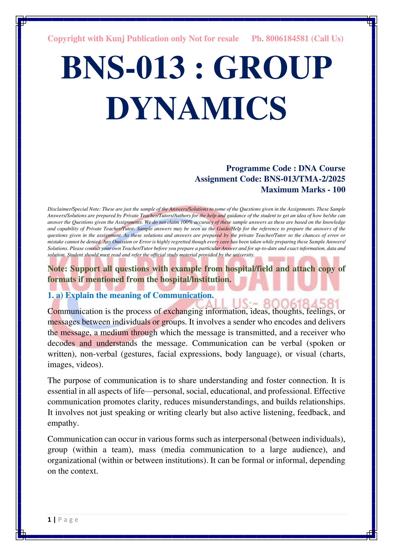 BNS-013 TMA-02 EM 2025 KUNJ PUBLICATION-02