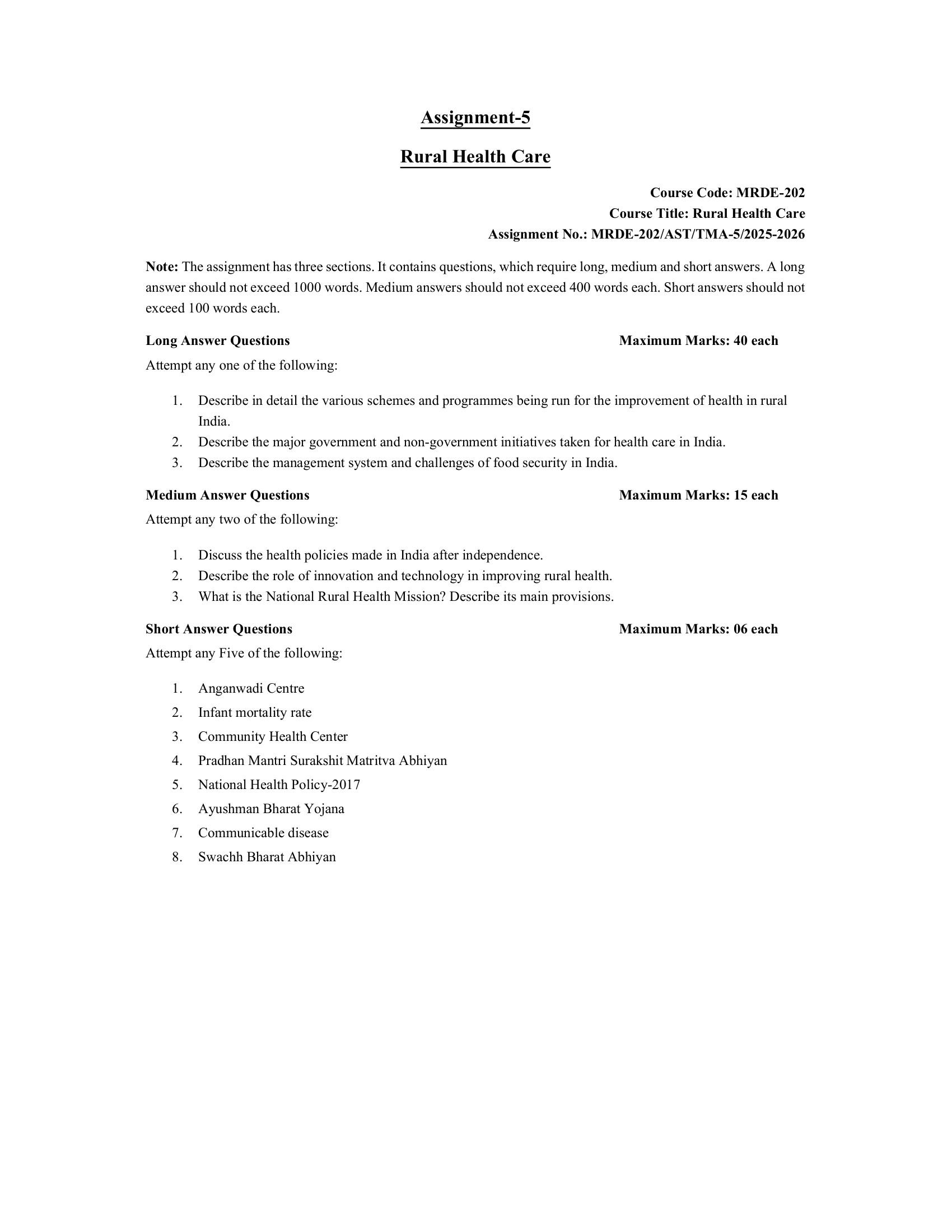 PGDRD MRDE-202 EM 2025-26 KUNJ PUBLICATION-01