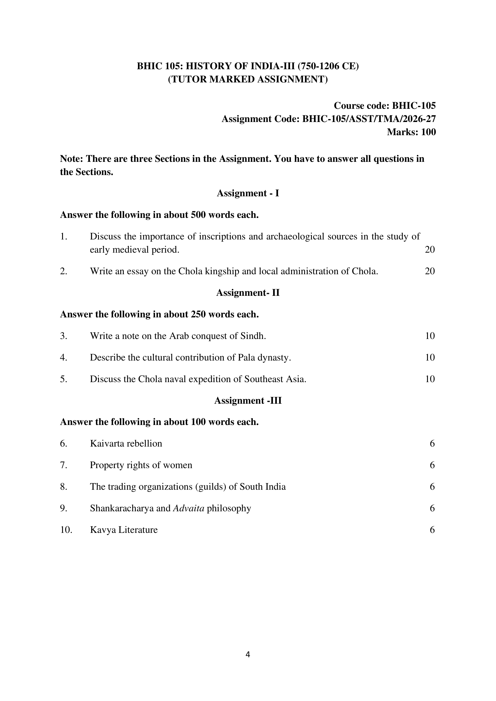 BHIC-105 EM 2026-27 KUNJ PUBLICATION-01