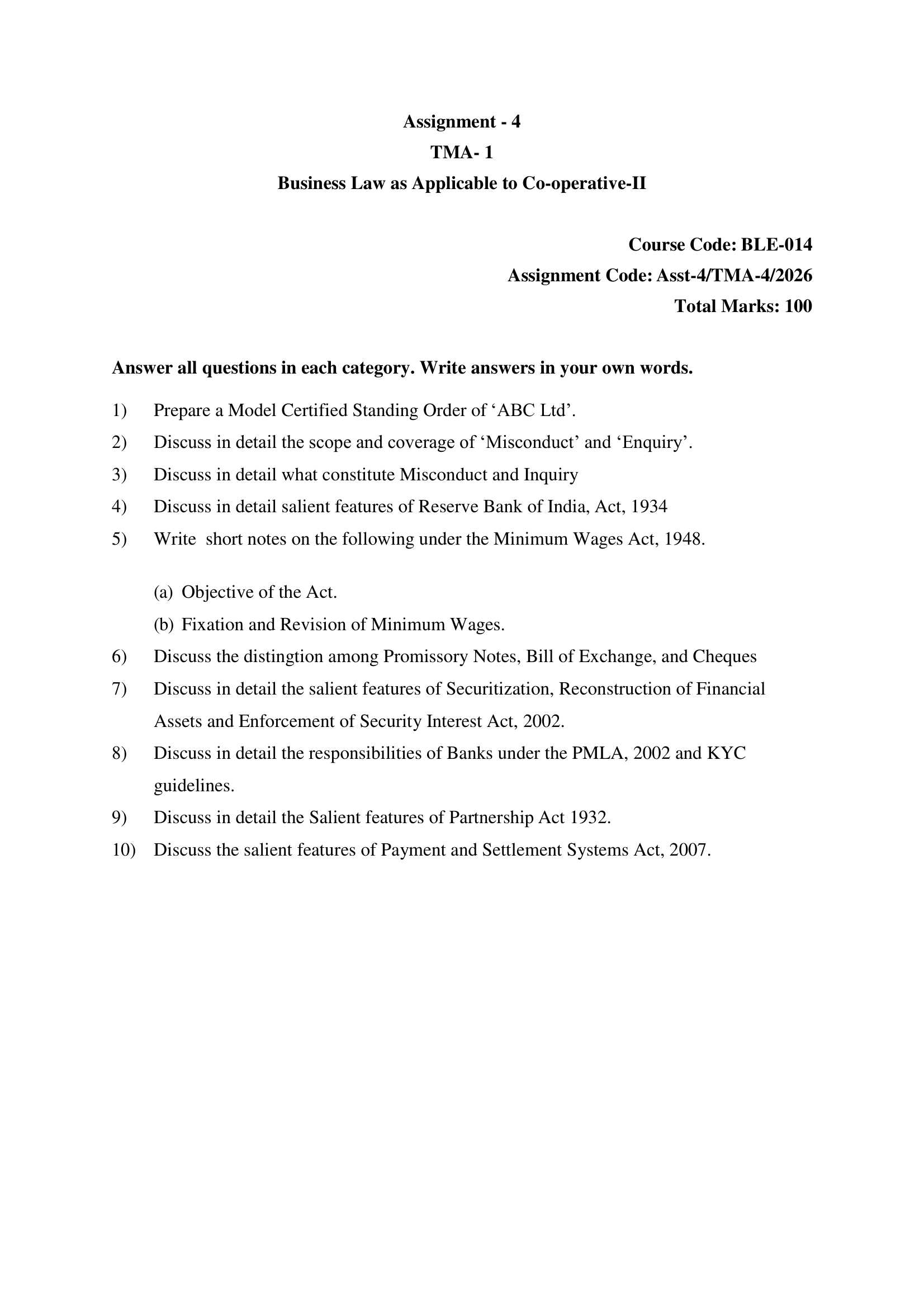 BLE-014 EM 2026 KUNJ PUBLICATION-01