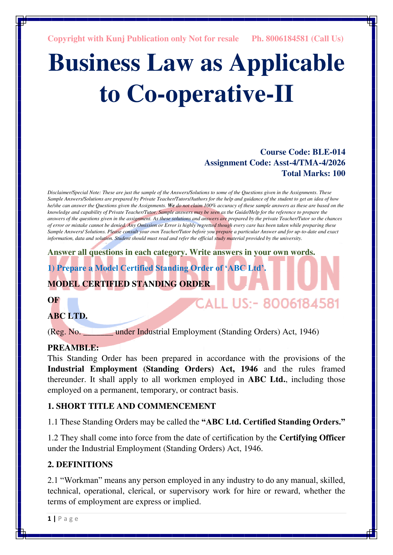 BLE-014 EM 2026 KUNJ PUBLICATION-02