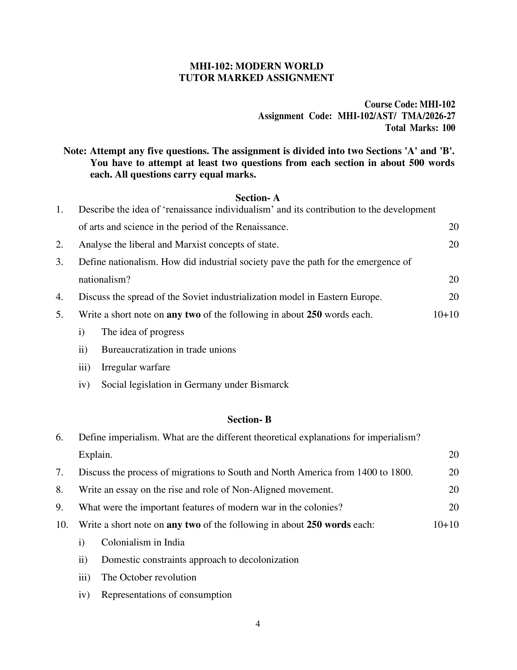 MHI-102 EM 2026-27 KUNJ PUBLICATION-01