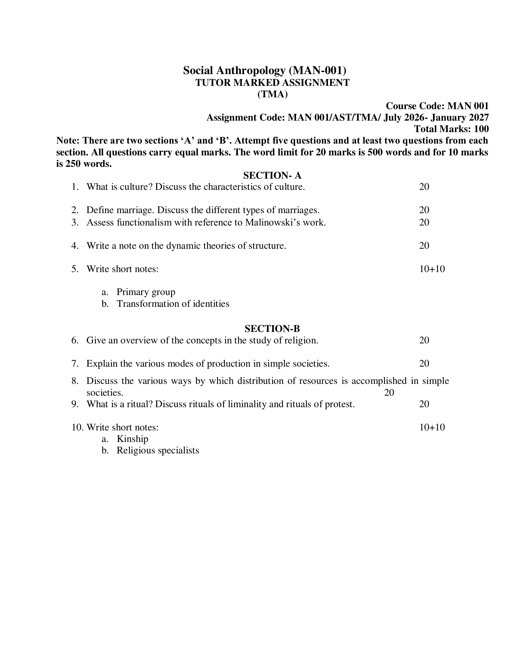 MAN-001 EM 2026-27 KUNJ PUBLICATION-01