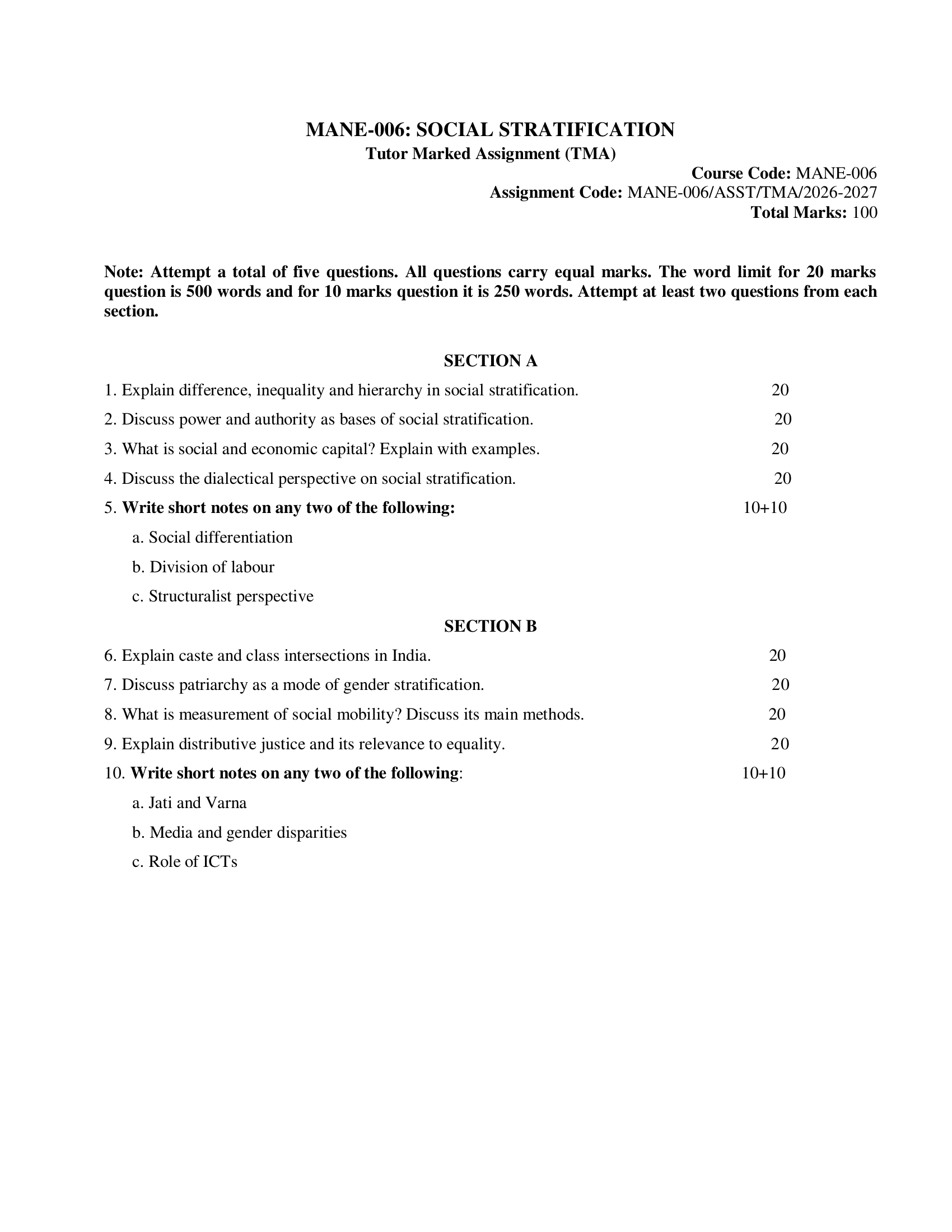 MANE-006 EM 2026-27 KUNJ PUBLICATION-01