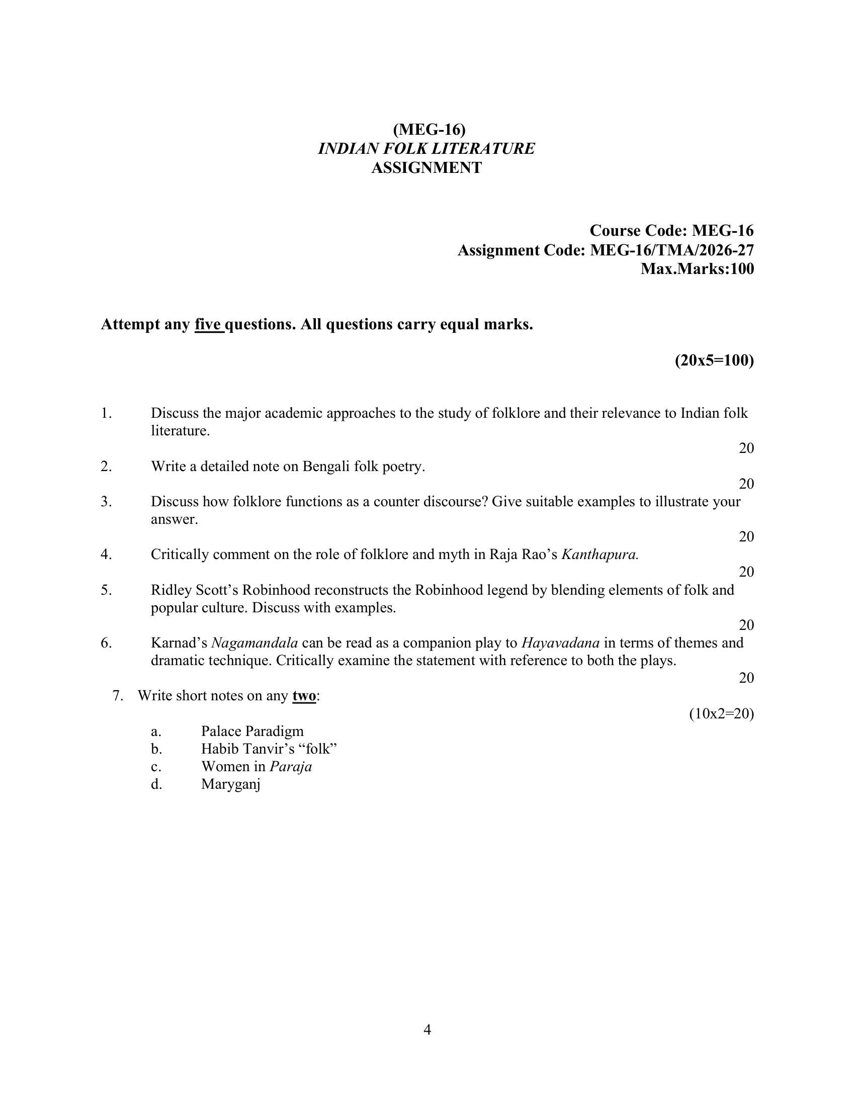 MEG-016 EM 2026-27 KUNJ PUBLICATION-01