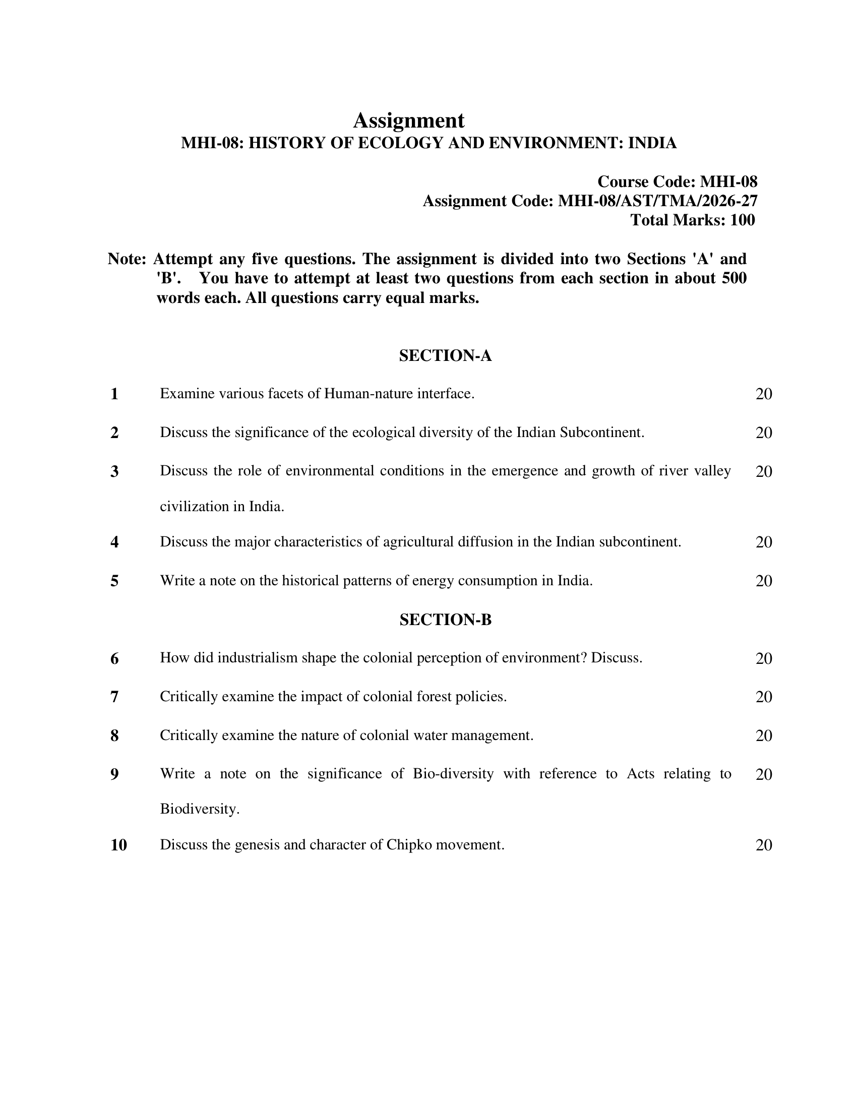 MHI-08 EM 2026-27 KUNJ PUBLICATION-01