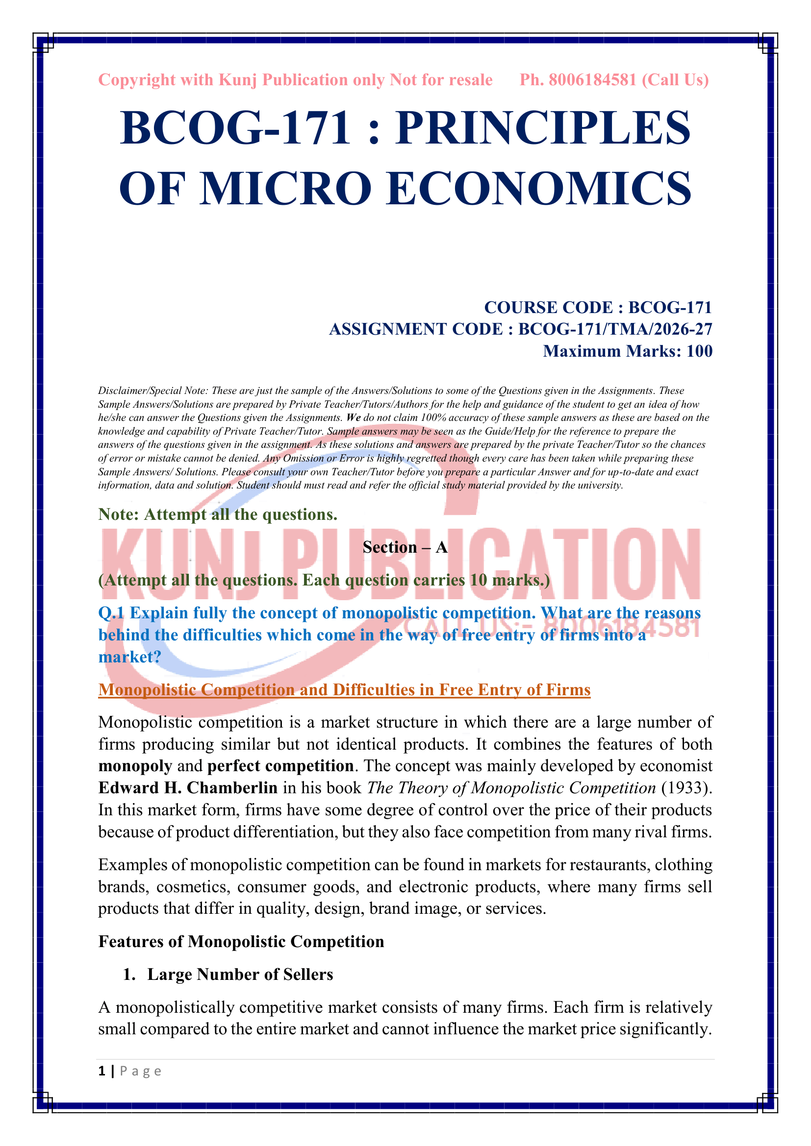 BCOG-171 EM 2026-27 KUNJ PUBLICATION-02