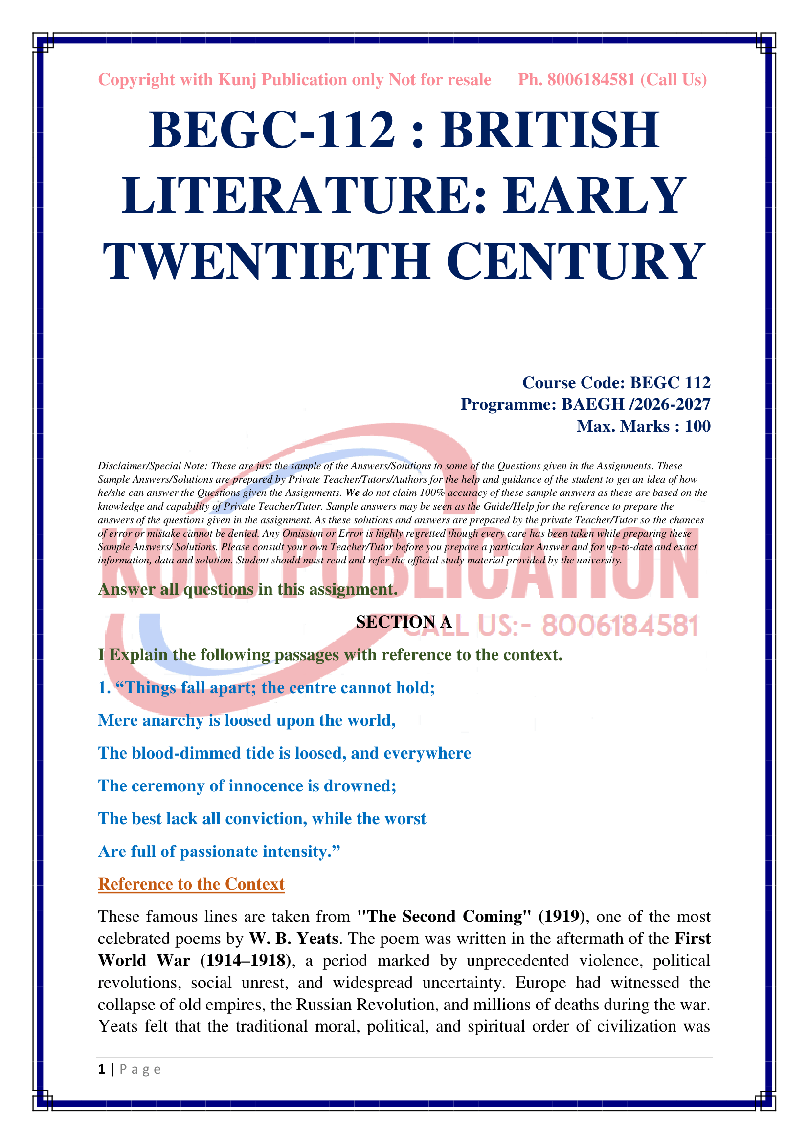 BEGC-112 EM 2026-27 KUNJ PUBLICATION-03