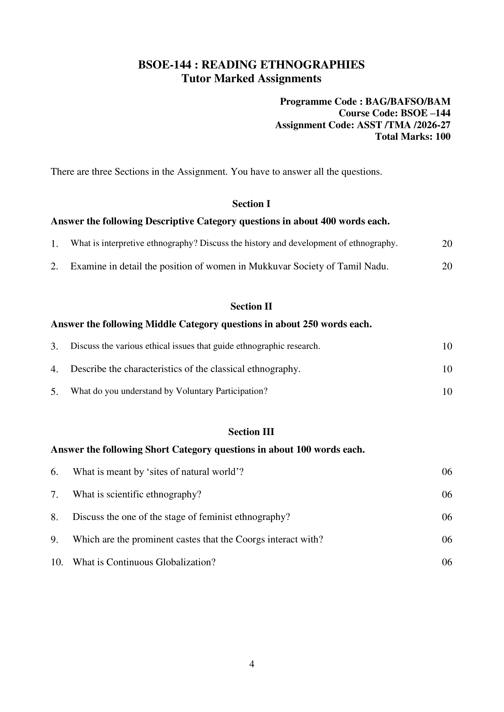 BSOE-144 EM 2026-27 KUNJ PUBLICATION-01