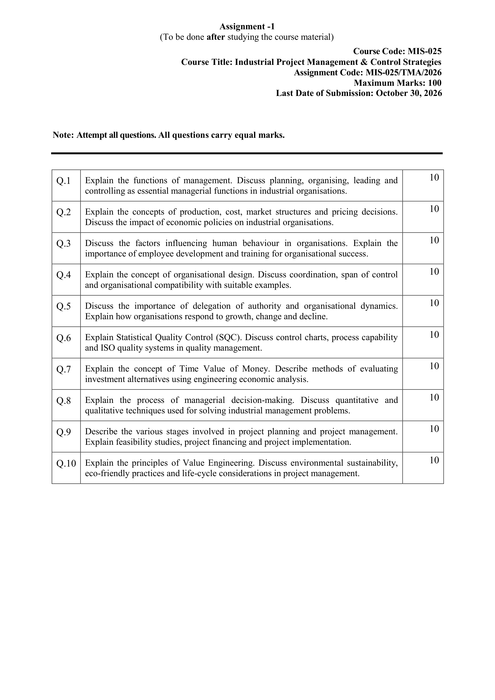 MIS-025 EM July 2026 KUNJ PUBLICATION-01