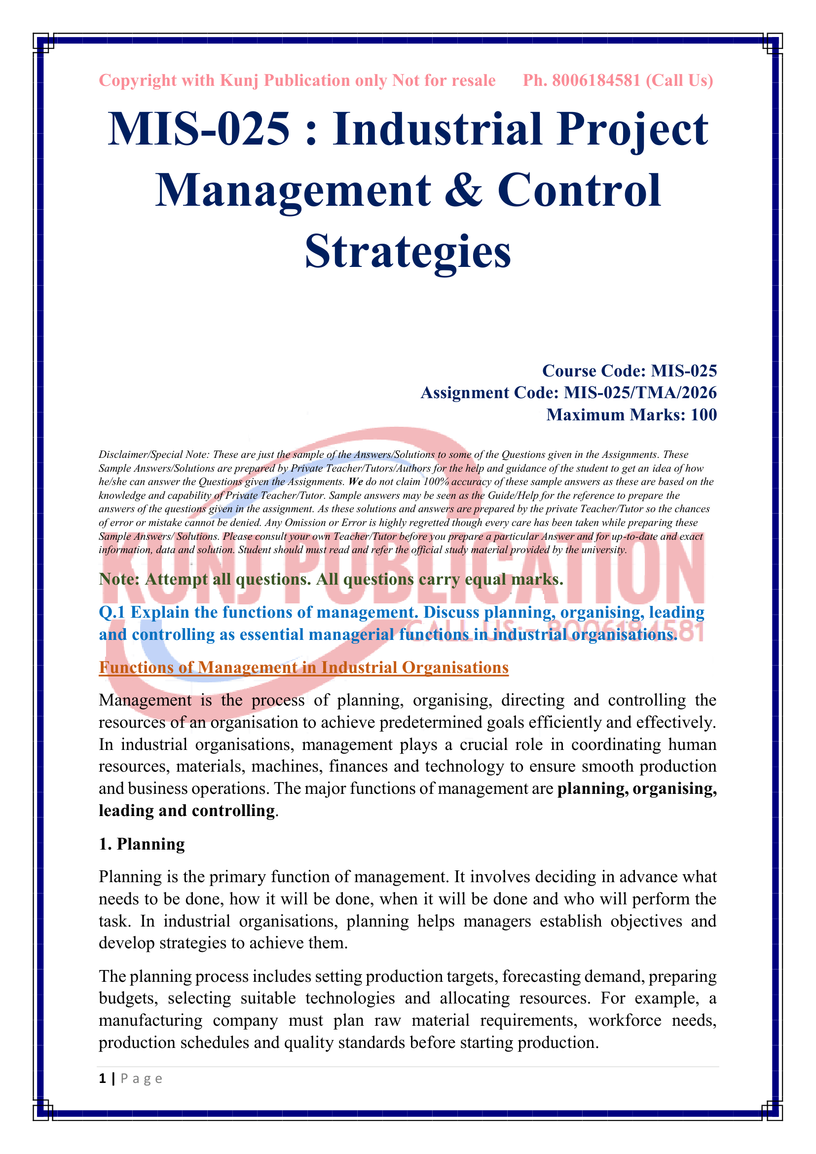 MIS-025 EM July 2026 KUNJ PUBLICATION-02