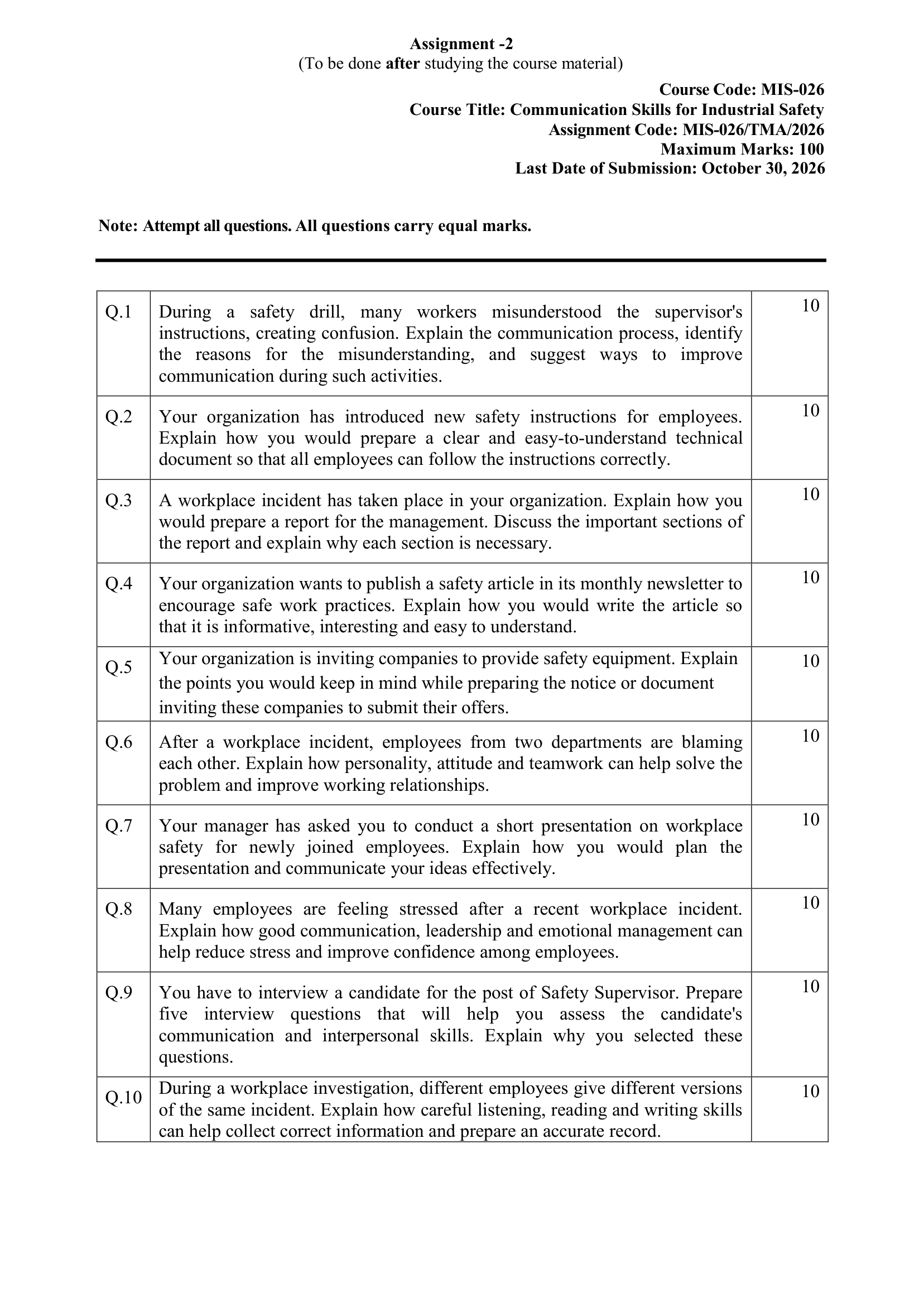 MIS-026 EM July 2026 KUNJ PUBLICATION-01