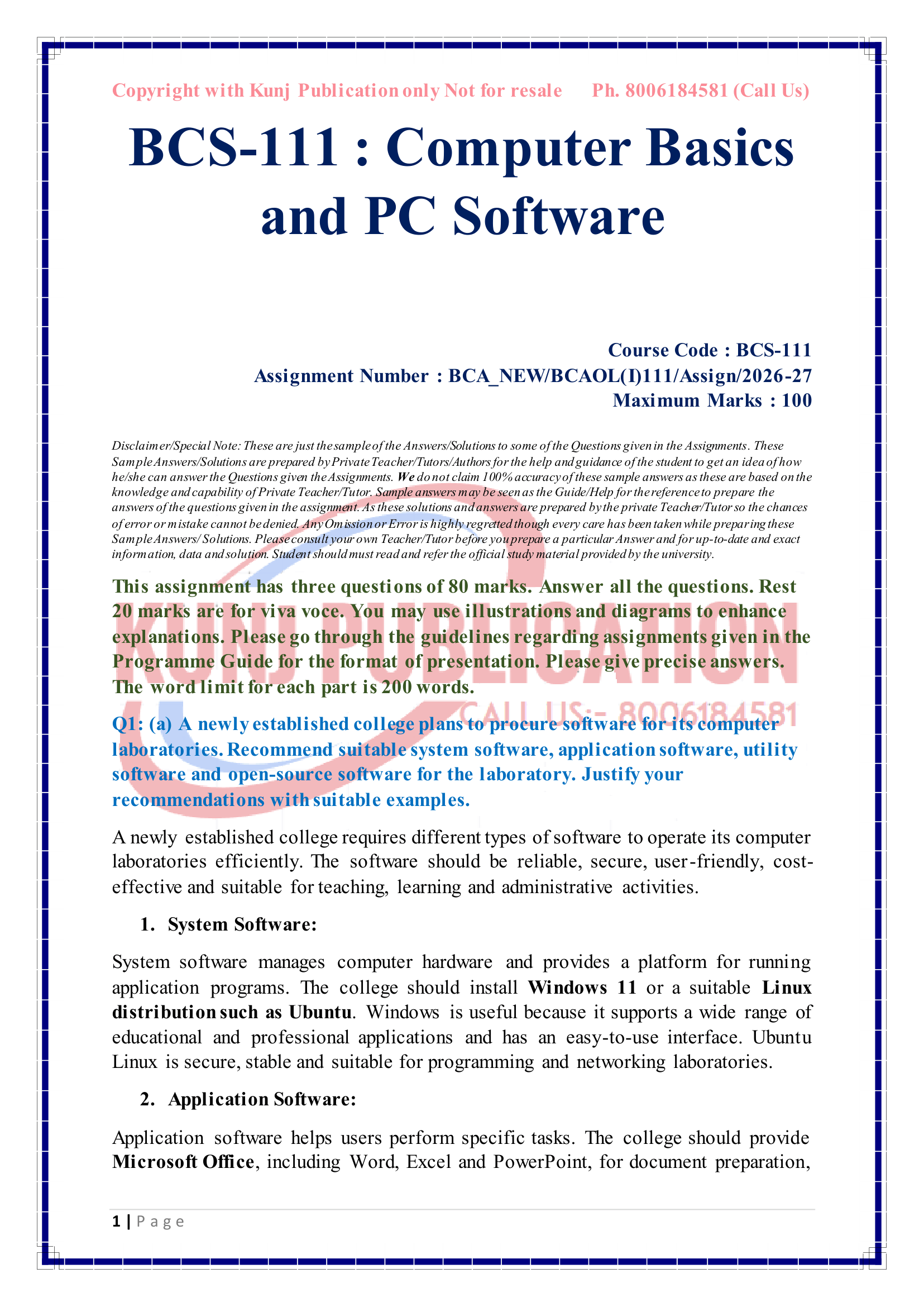 BCS-0111 EM 2026-27 KUNJ PUBLICATION-03