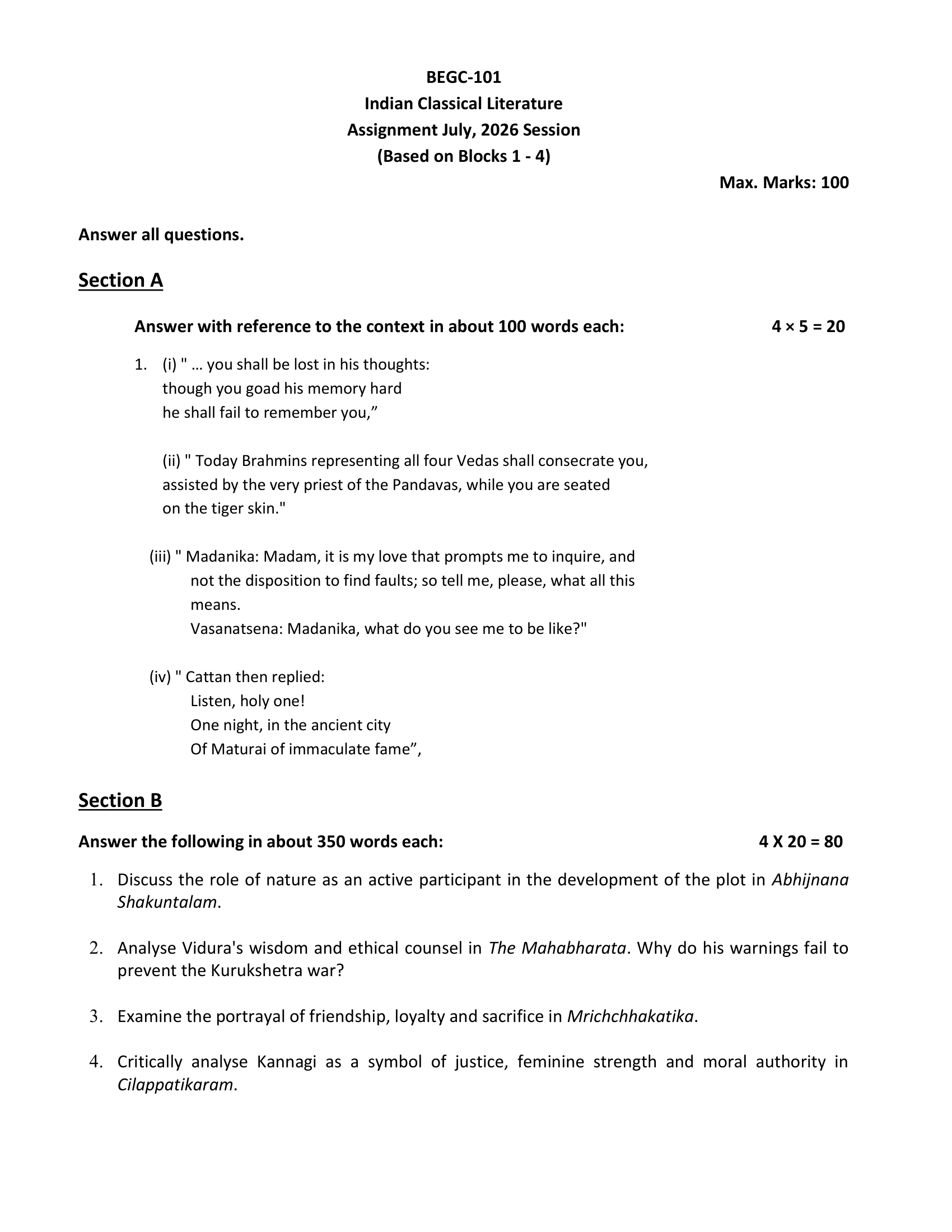BEGC-101 EM 2026-27 KUNJ PUBLICATION-01