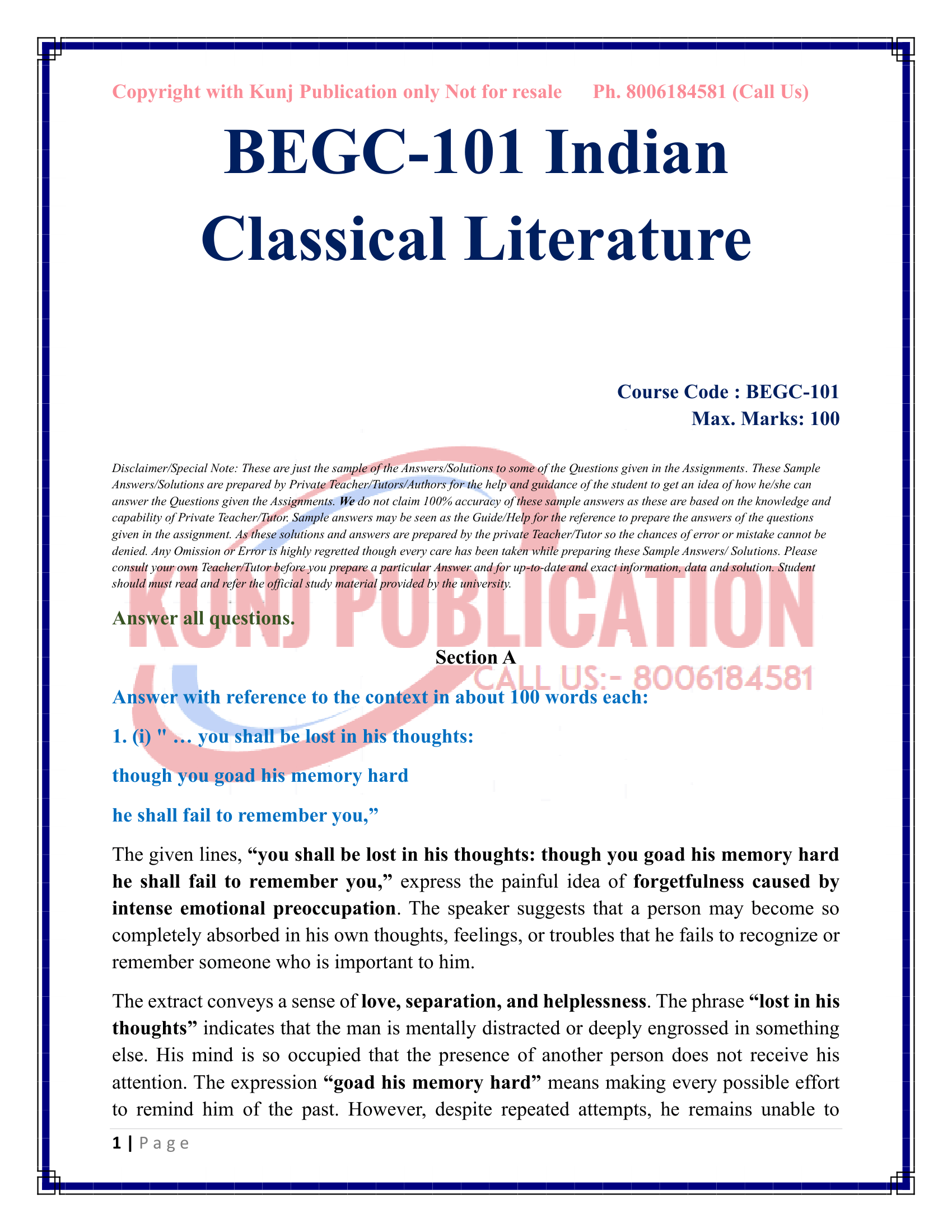 BEGC-101 EM 2026-27 KUNJ PUBLICATION-02