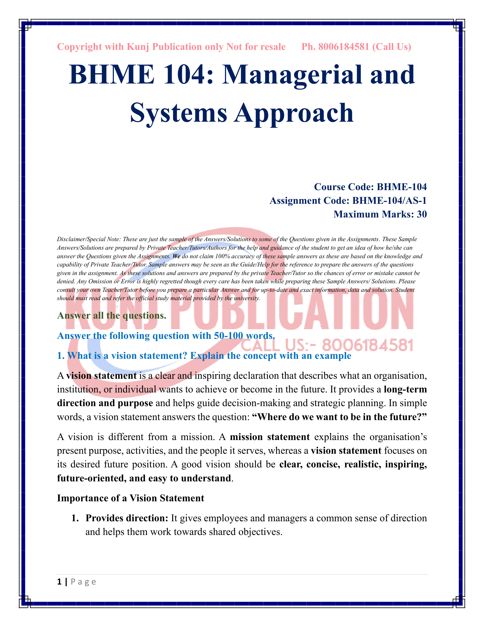 BHME-104-AS-1 July 2026 KUNJ PUBLICATION-02