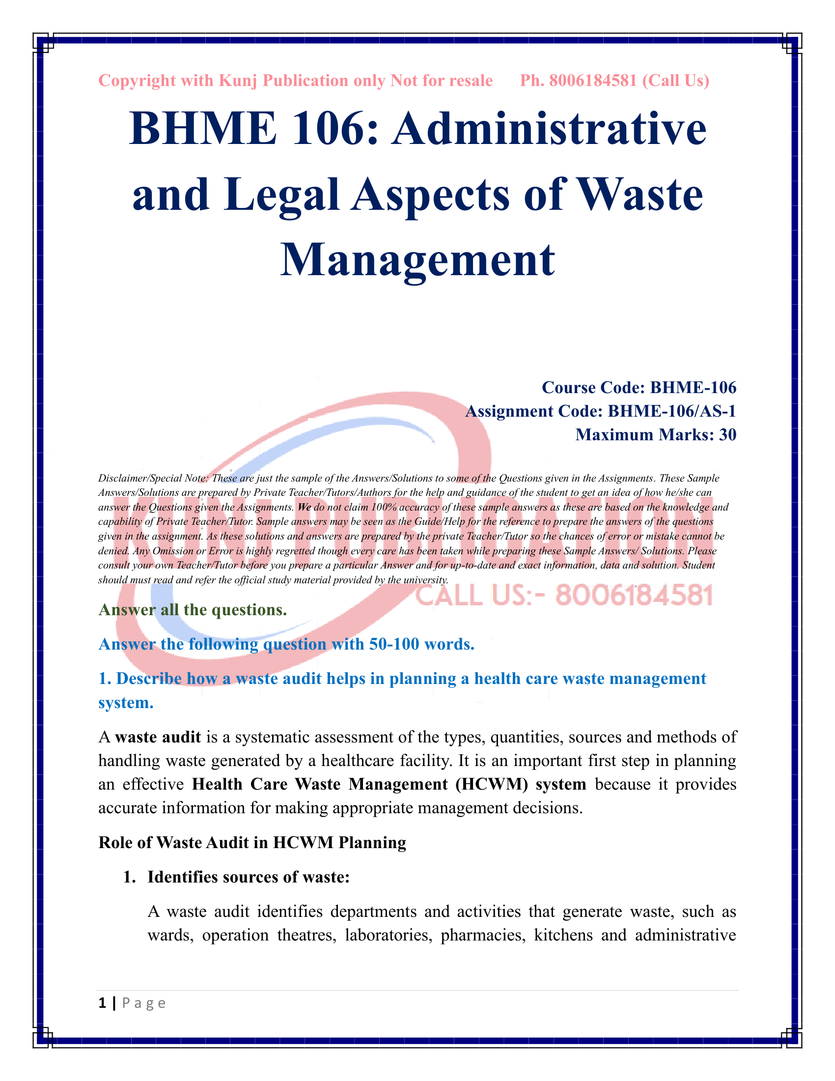 BHME-106-AS-1 July 2026 KUNJ PUBLICATION-02