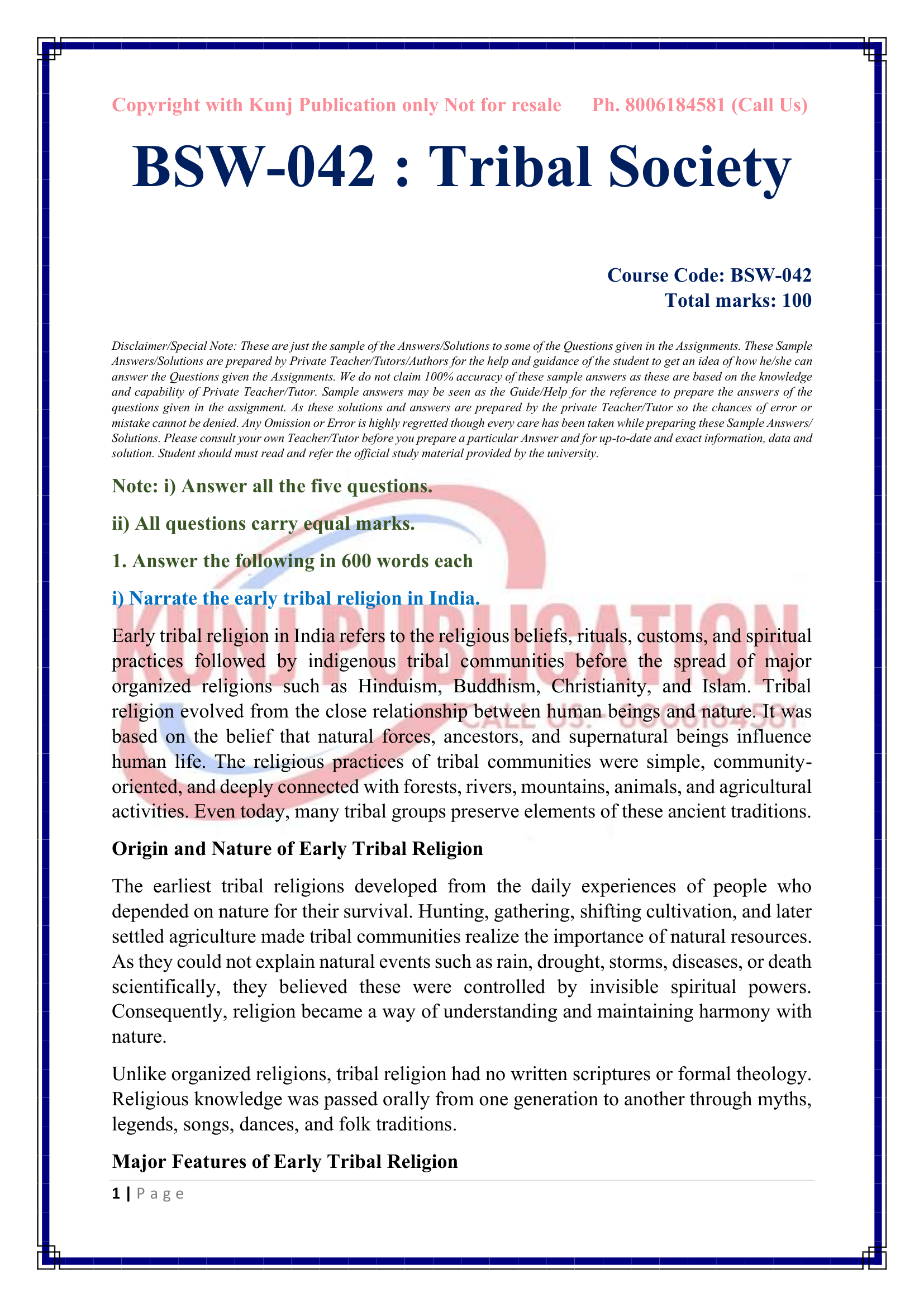 BSW-042 EM 2026-27 KUNJ PUBLICATION-02