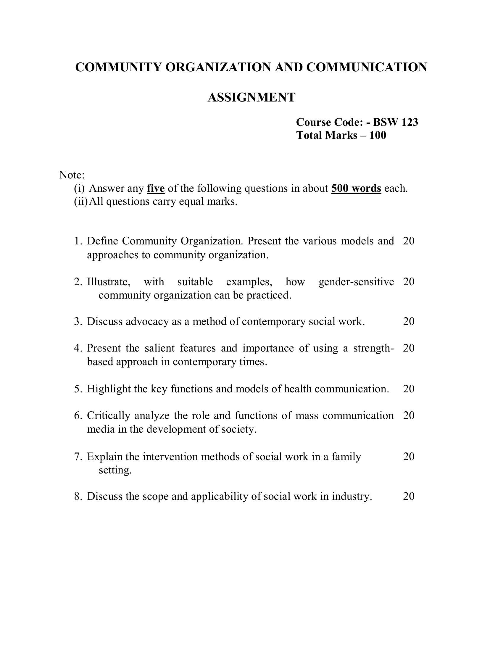 BSW-123 EM 2026-27 KUNJ PUBLICATION-01