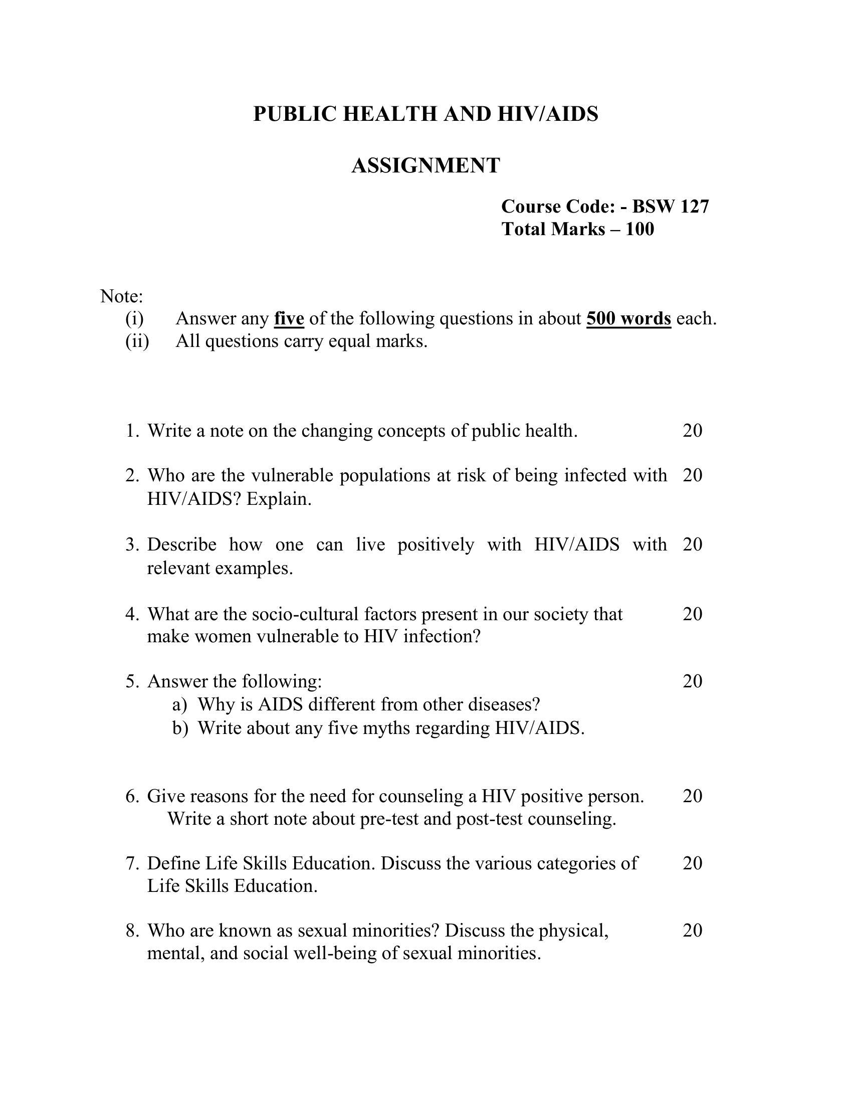BSW-127 EM 2026-27 KUNJ PUBLICATION-01