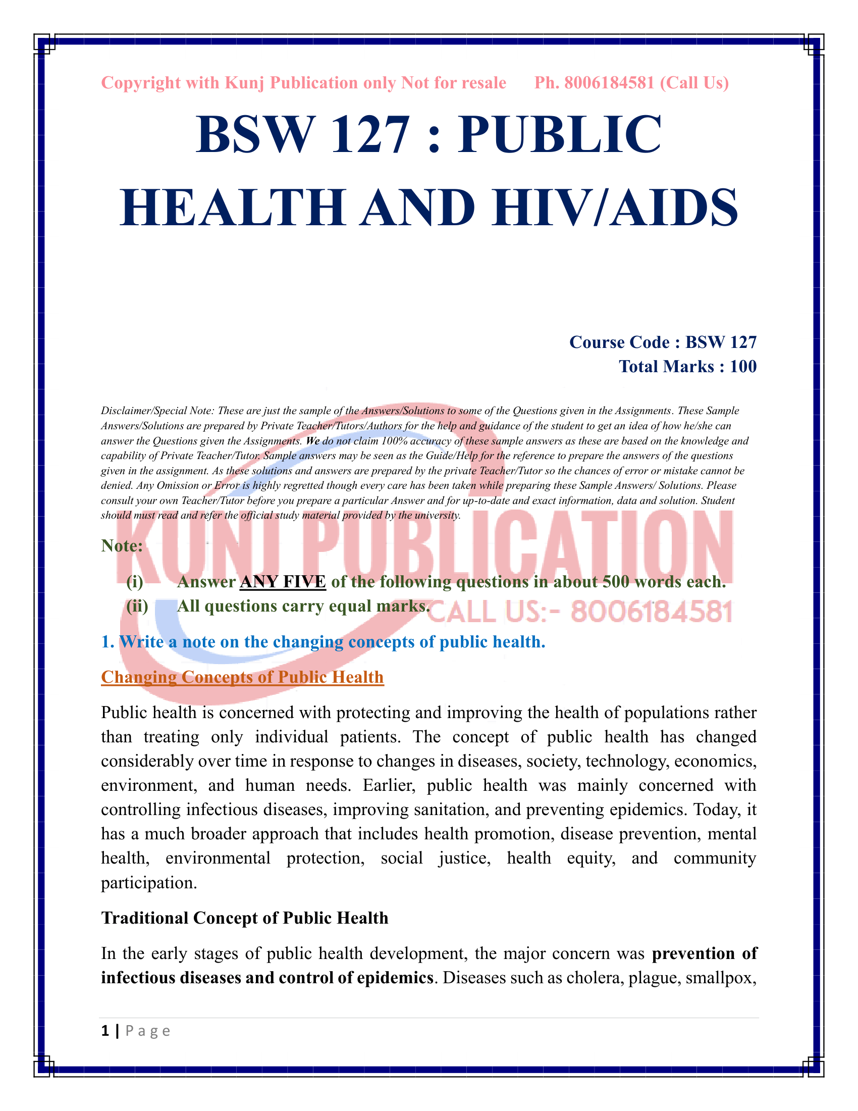 BSW-127 EM 2026-27 KUNJ PUBLICATION-02