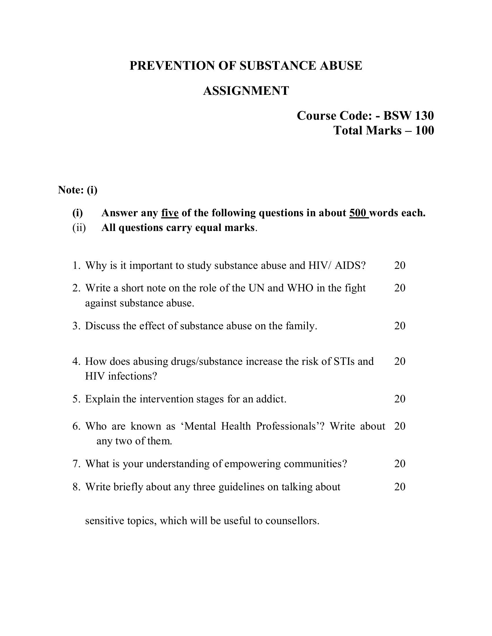 BSW-130 EM 2026-27 KUNJ PUBLICATION-01