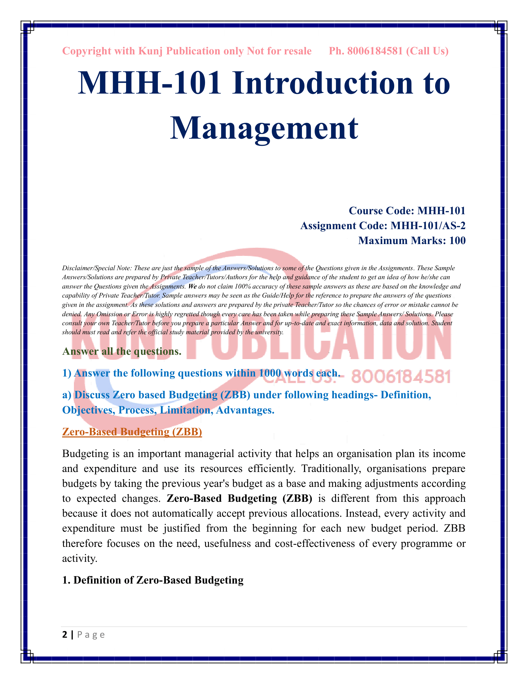 MHH-101 AS-02 July 2026 KUNJ PUBLICATION-02